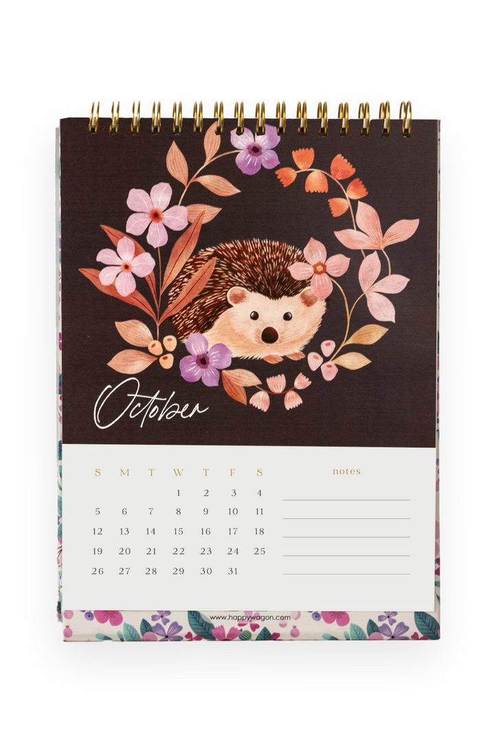 2025 Animal Portrait Desk Calendar