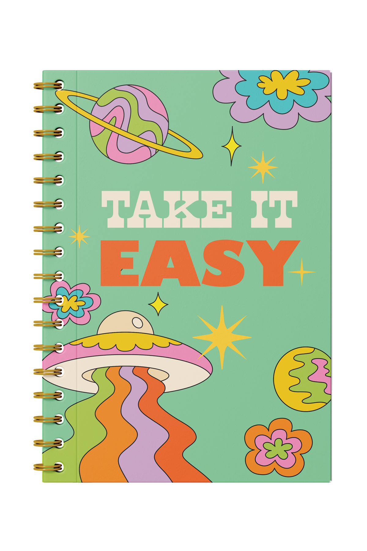 Take It Easy Spiral Notebook