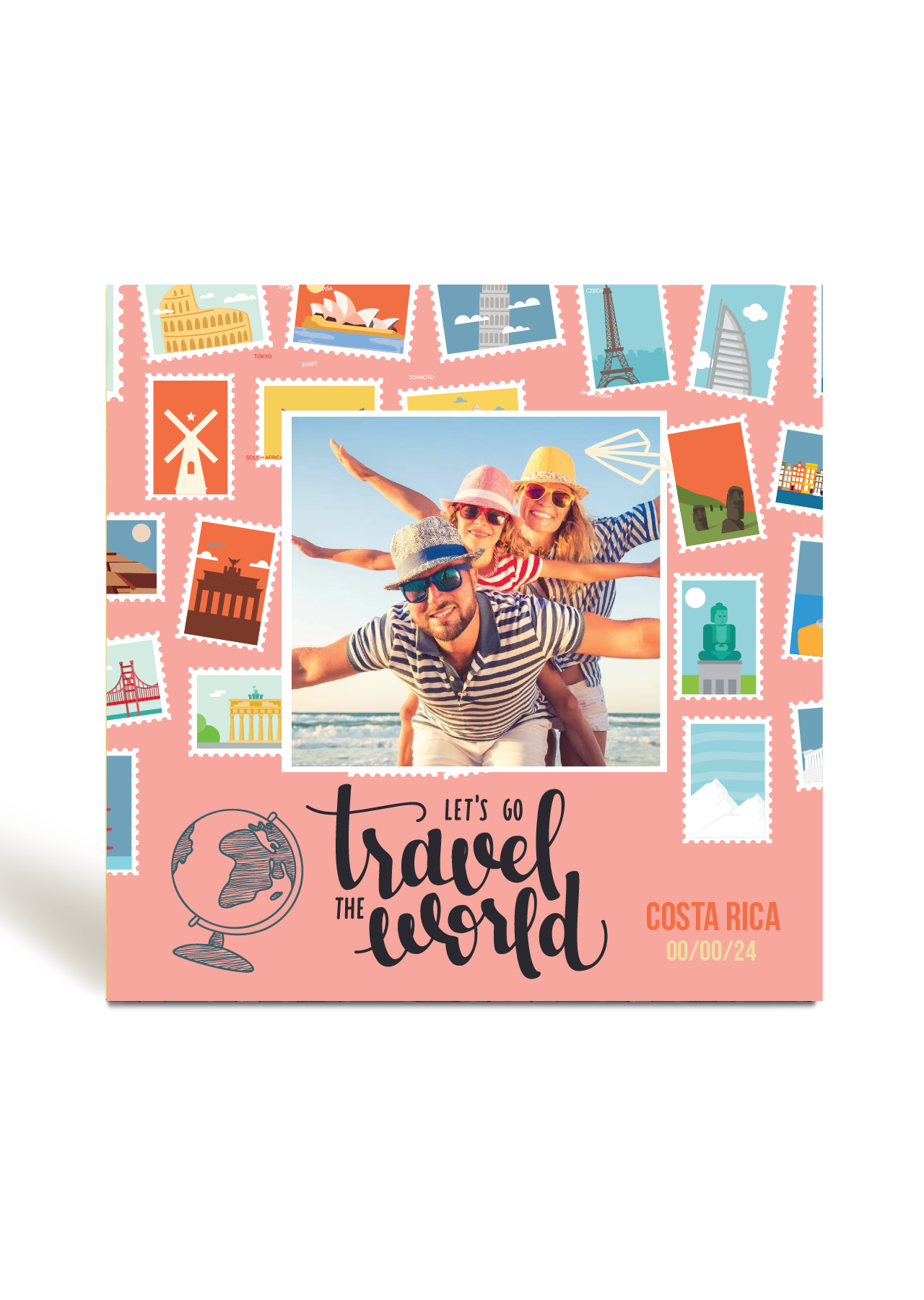 Let's Go Travel The World Customised Photo Book