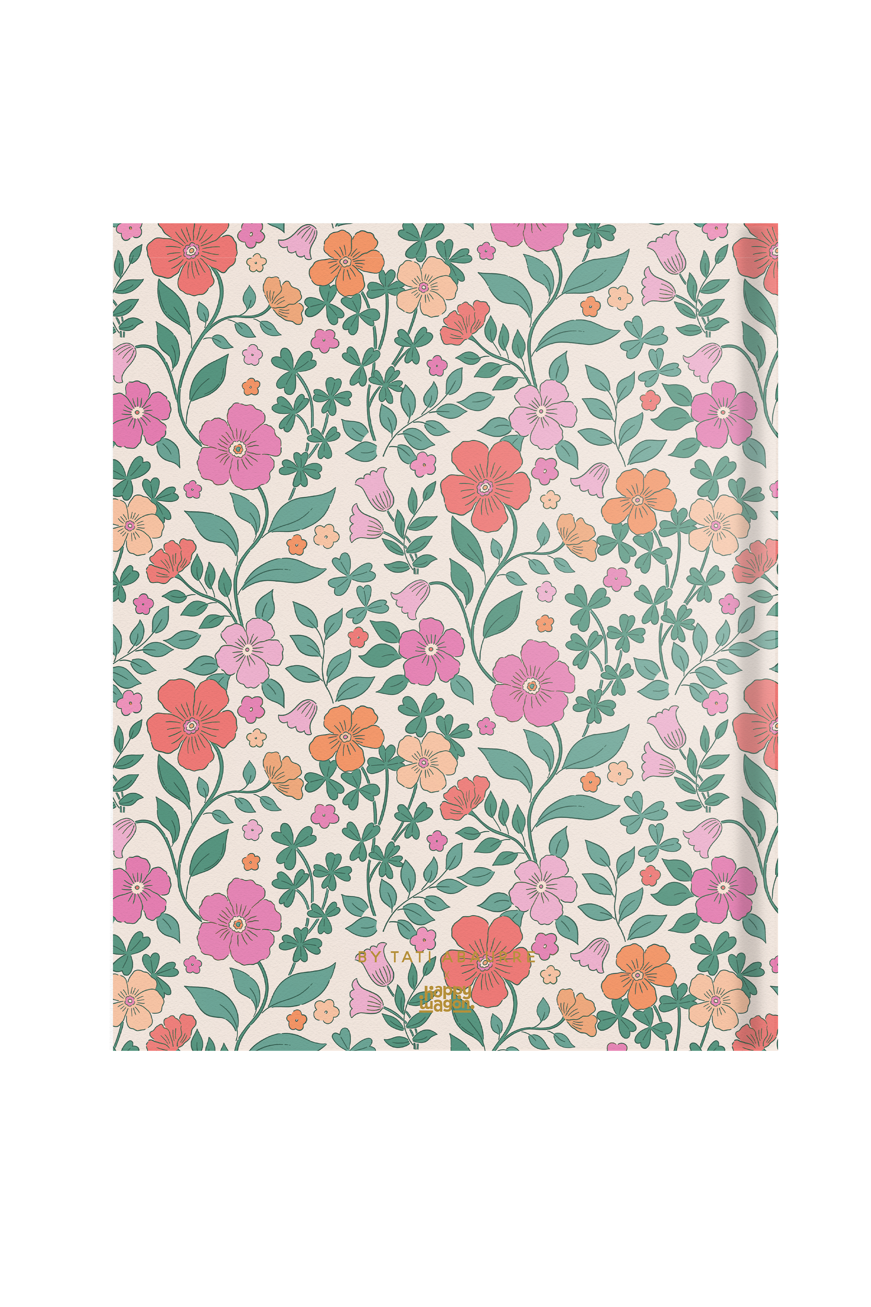 Vintage Floral Hardbound Undated Planner