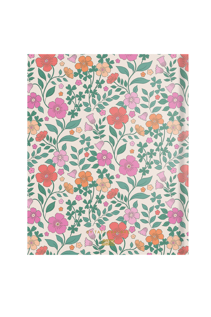 Vintage Floral Hardbound Undated Planner