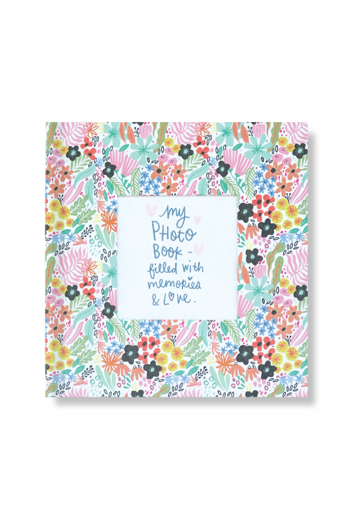 Yellow & Blue Floral Mini Photo Album