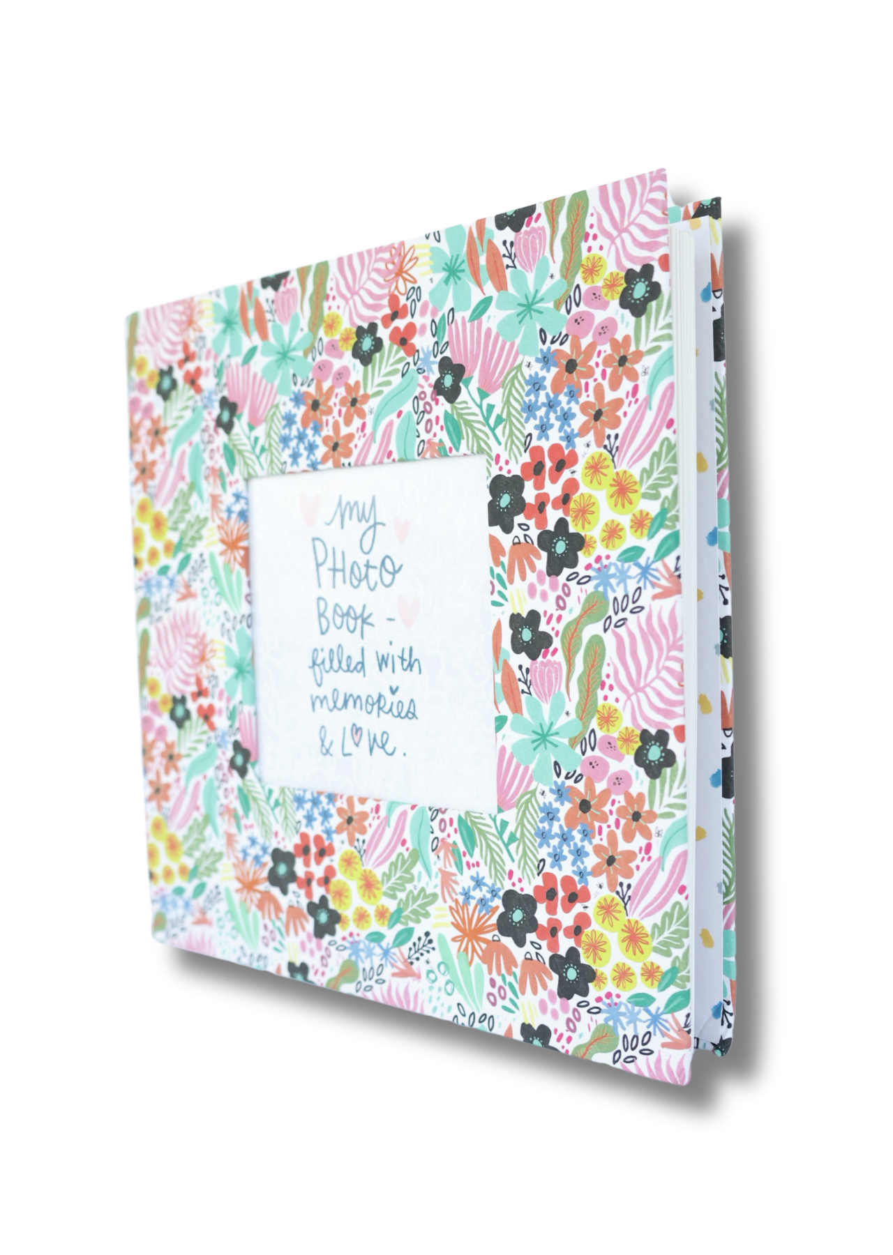 Yellow & Blue Floral Mini Photo Album