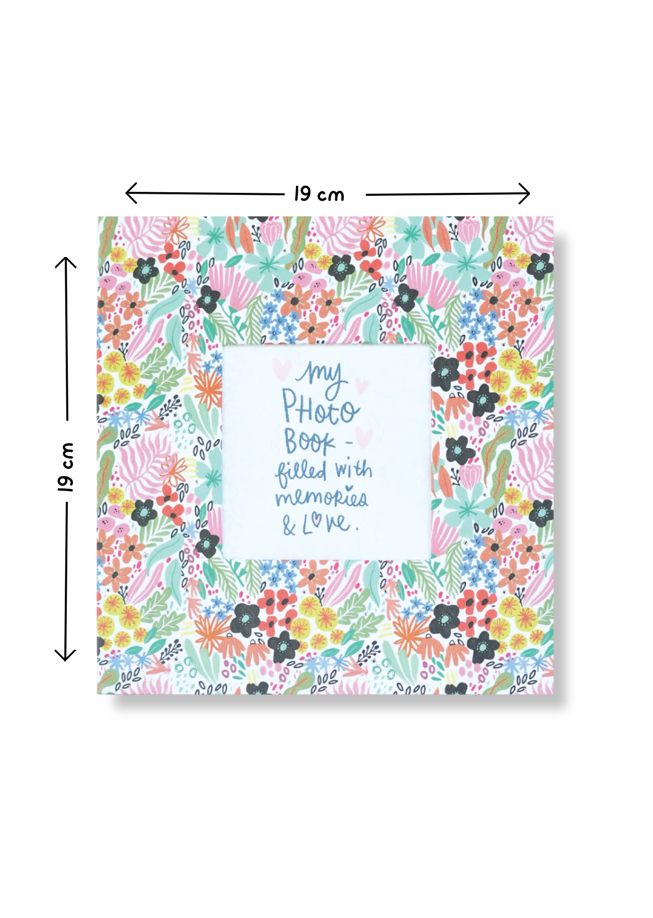 Yellow & Blue Floral Mini Photo Album