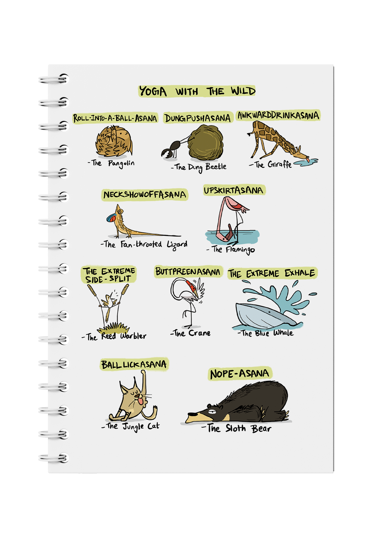 Yoga With The Wild Notebook