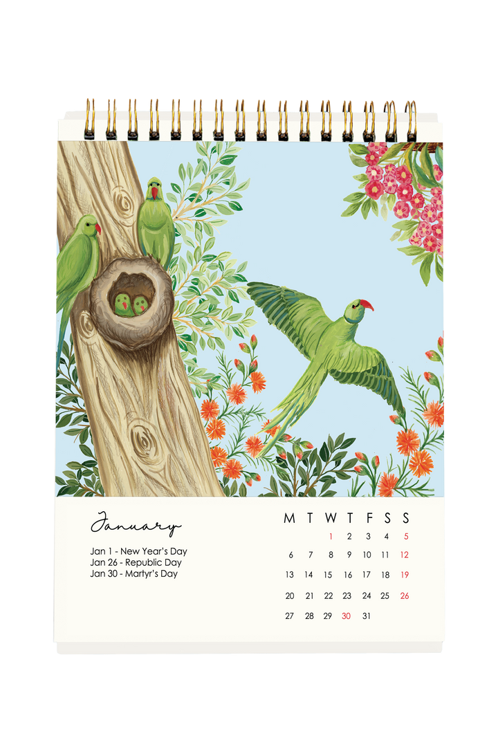 2025 Aranya Desk Calendar