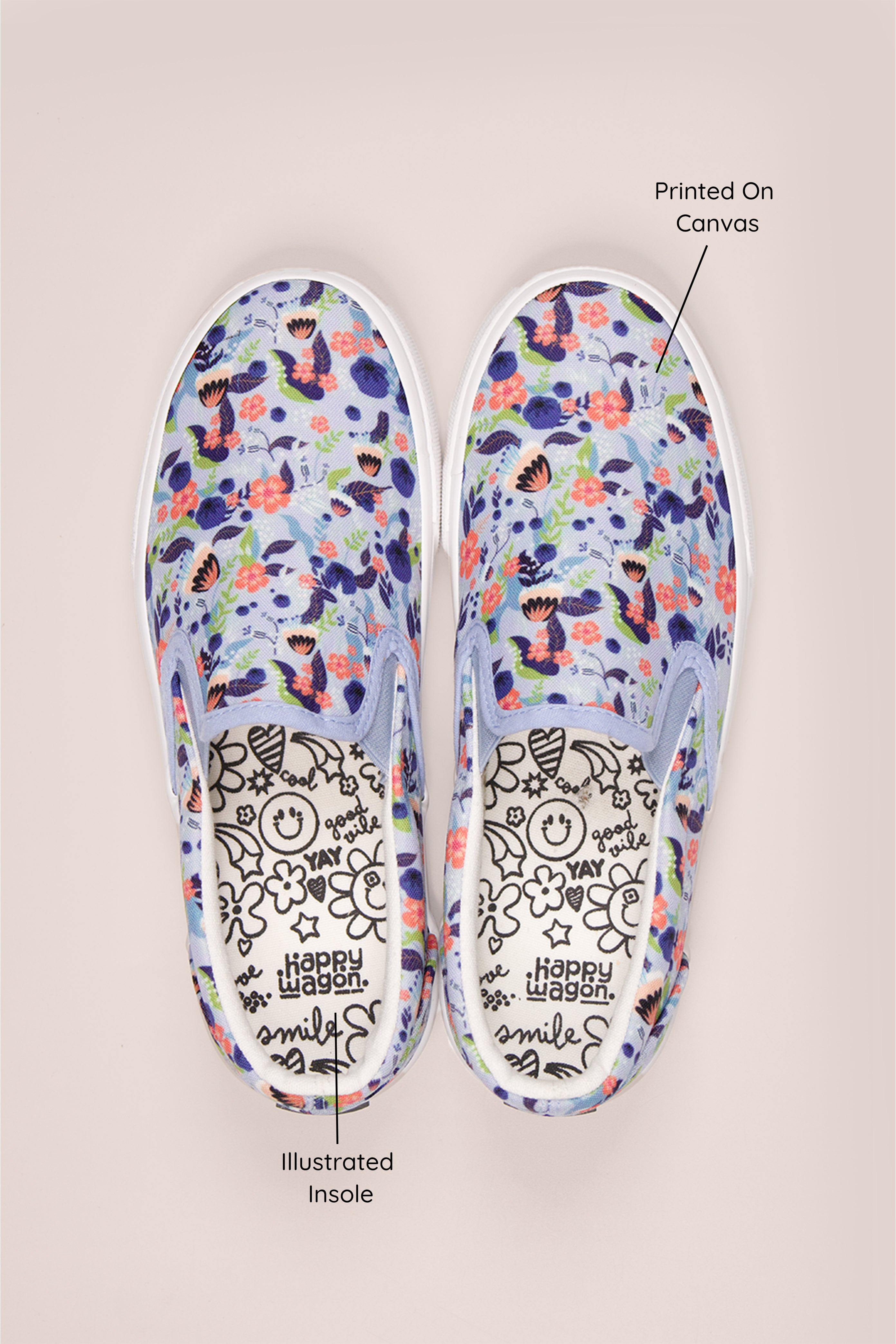 Blue Bloom | Slip In Shoes