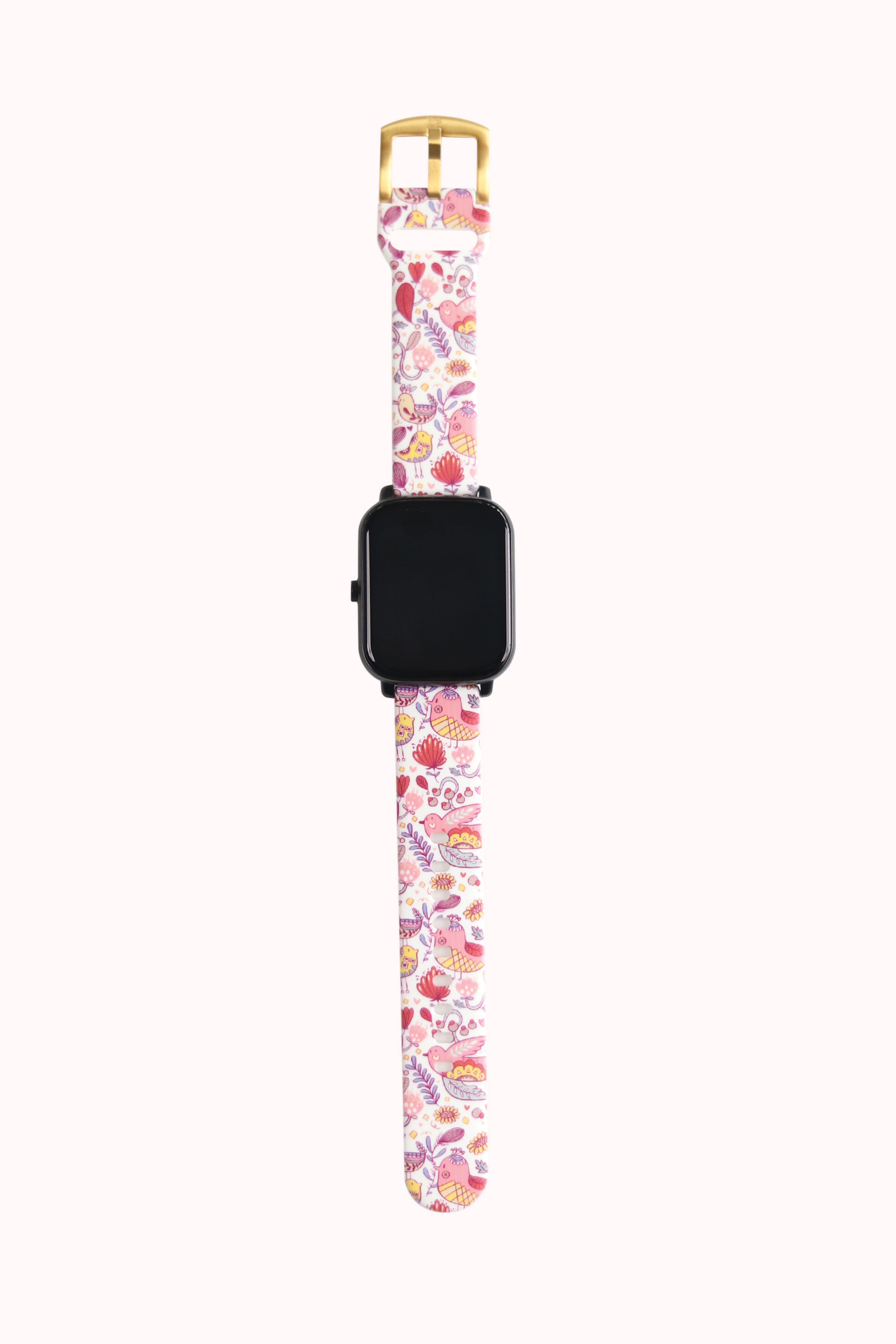 Bird Flow 20mm Watch Strap with Gold Pin Buckle – Happy Wagon