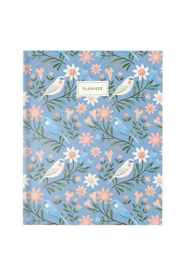 Bird Duo Hardbound Undated Planner