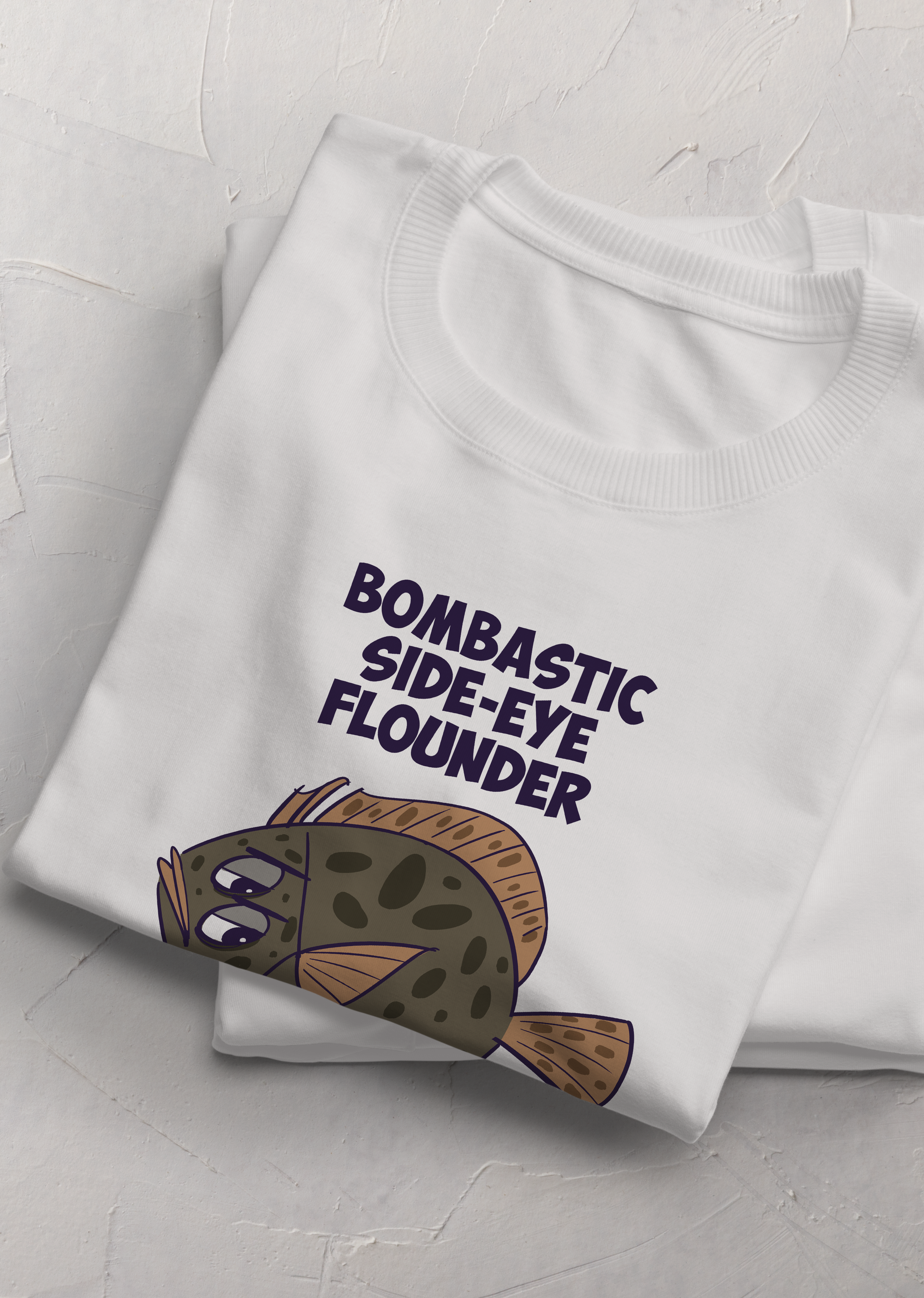 Bombastic Side-Eye Flounder T-Shirt