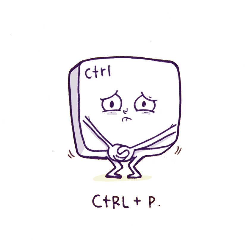 Ctrl P T-Shirt