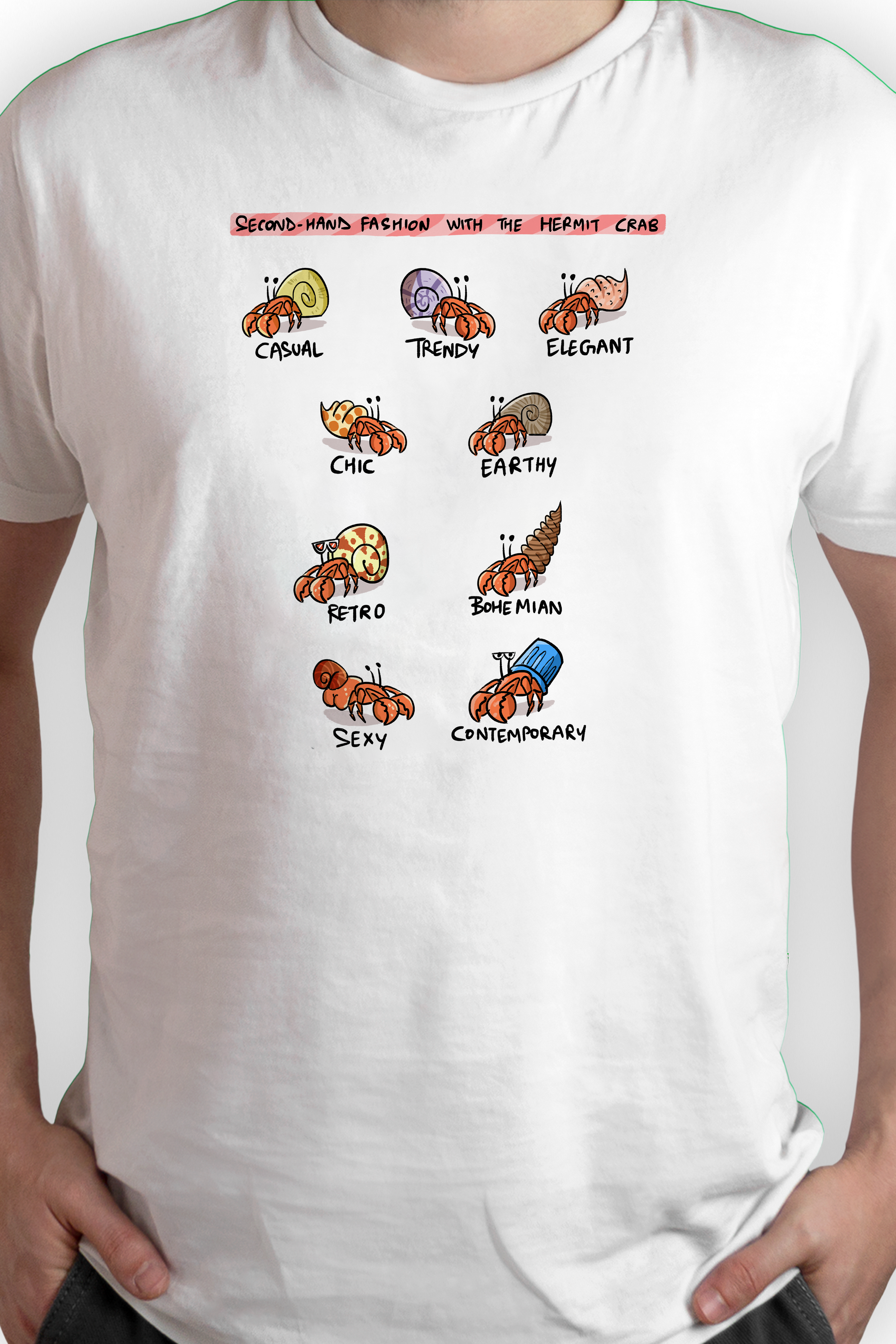 Hermit Crab Fashion T-Shirt