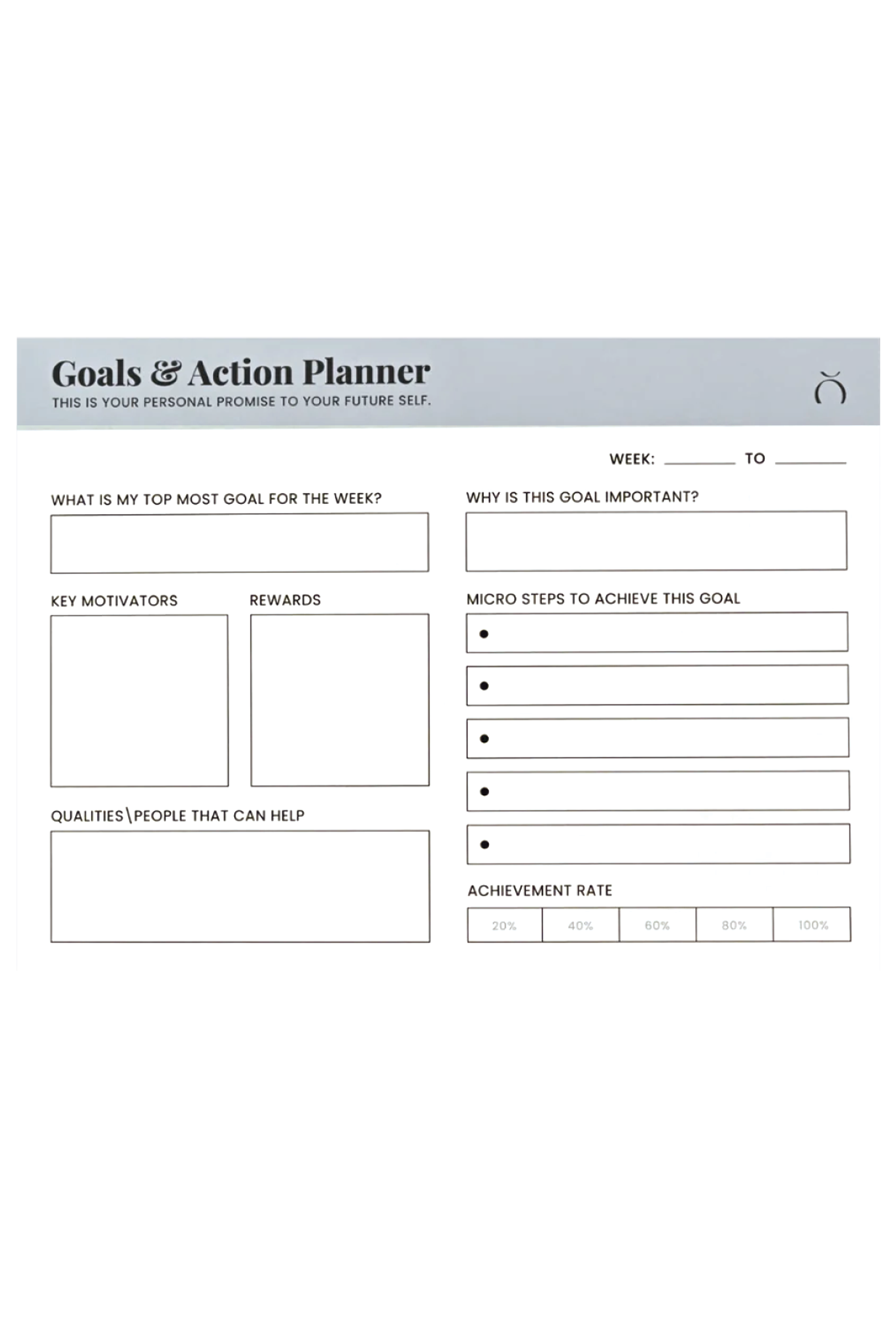 Goals & Action Planner