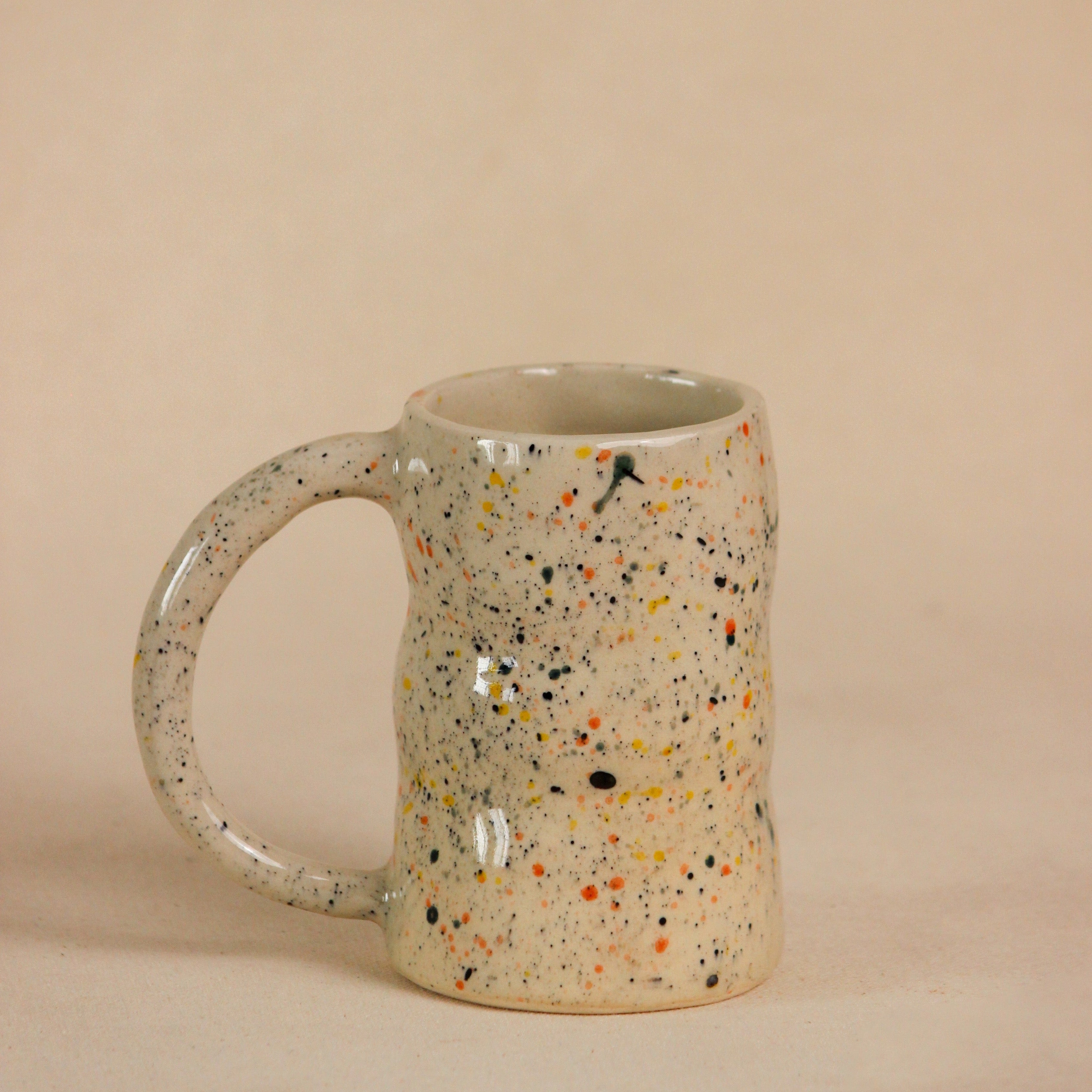 Multicolored Ceramic Stoneware Speckled Mug for Lassi , Beer , Coffee, Tea , Milk