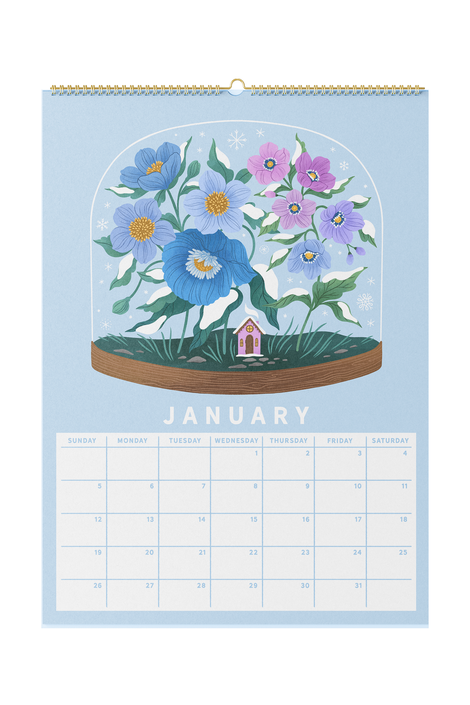 2025 Terrarium Wall Calendar