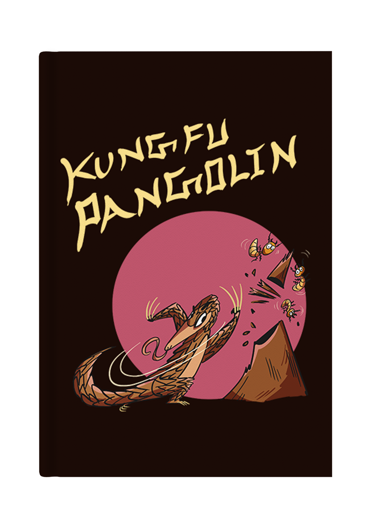 Kungfu Pangolin Hardcover Notebook