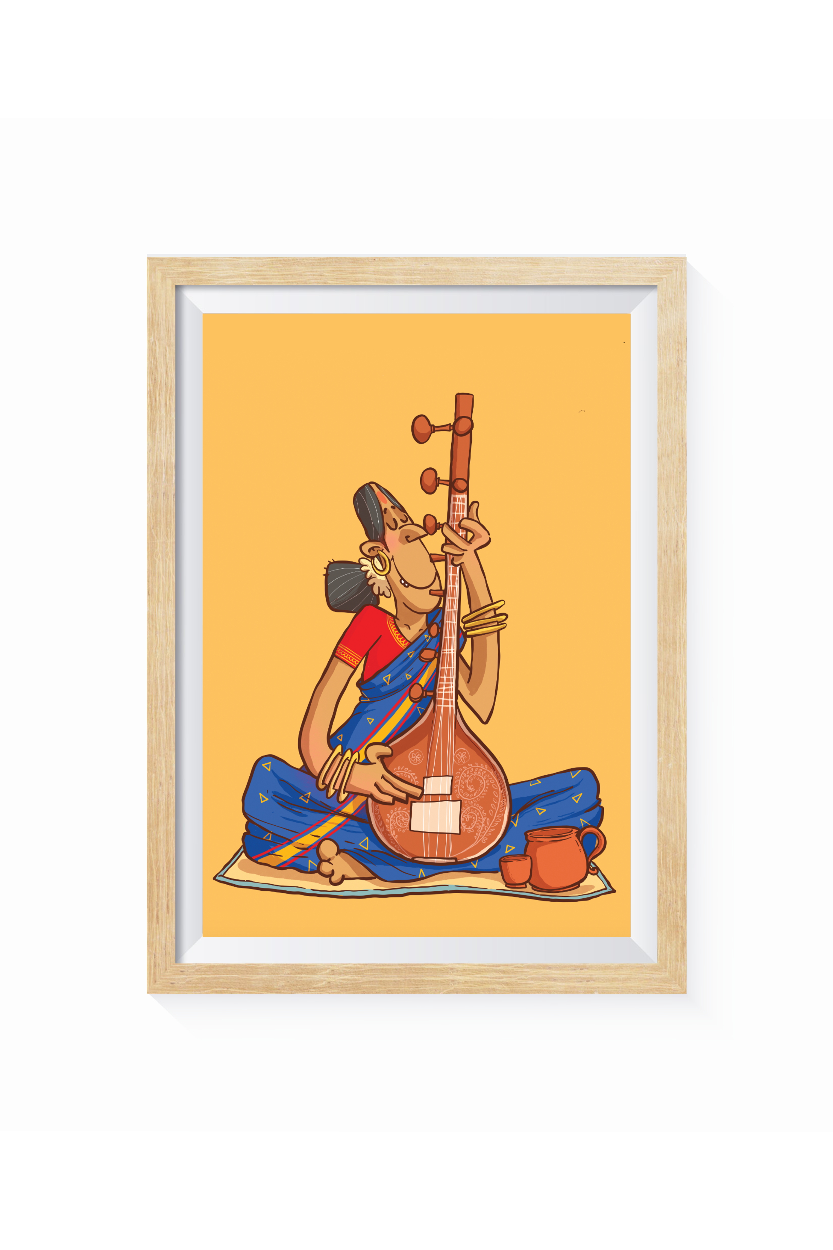 Veena Raga Rebel Wall Art