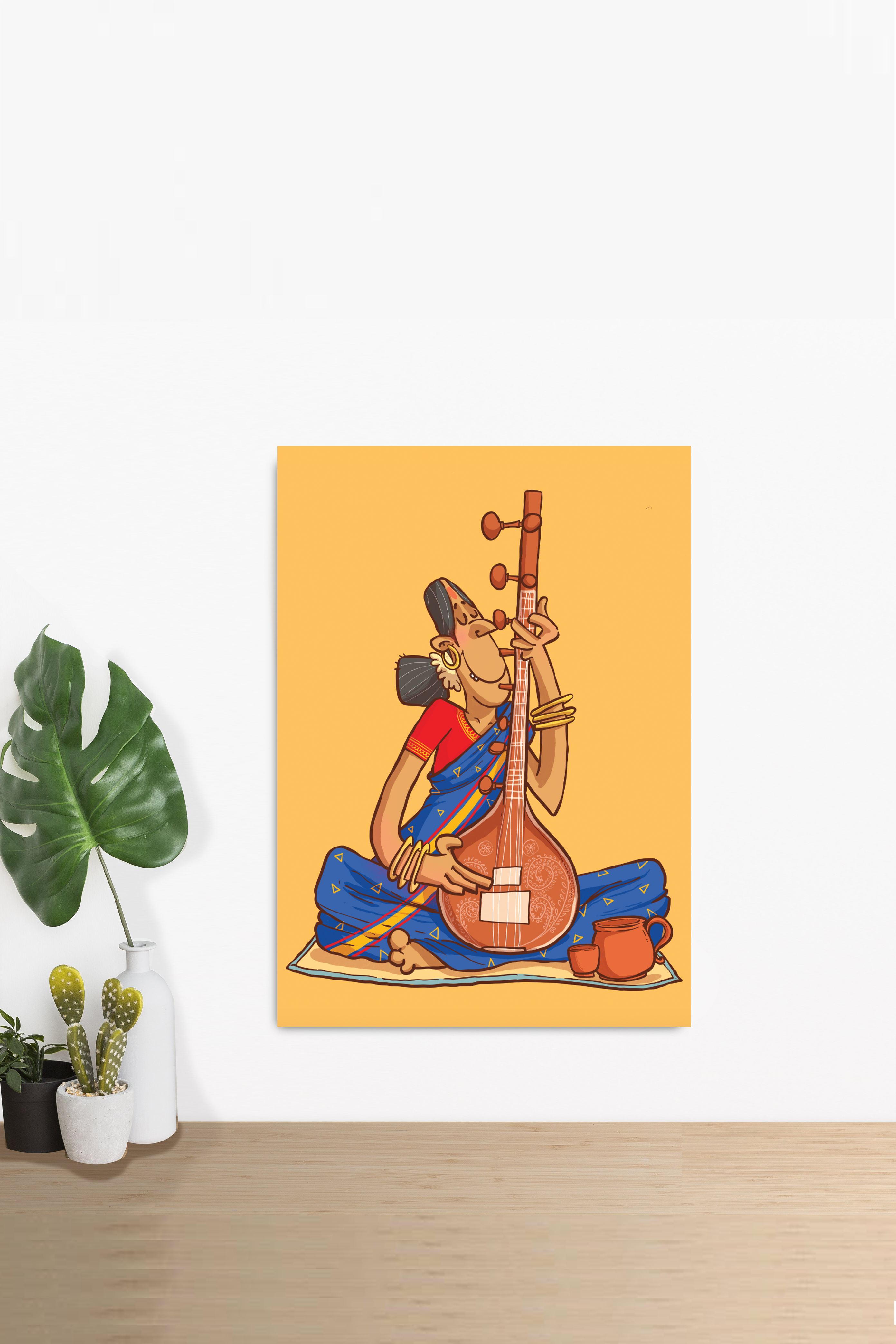 Raga Rebels - Set of 6 Wall Arts