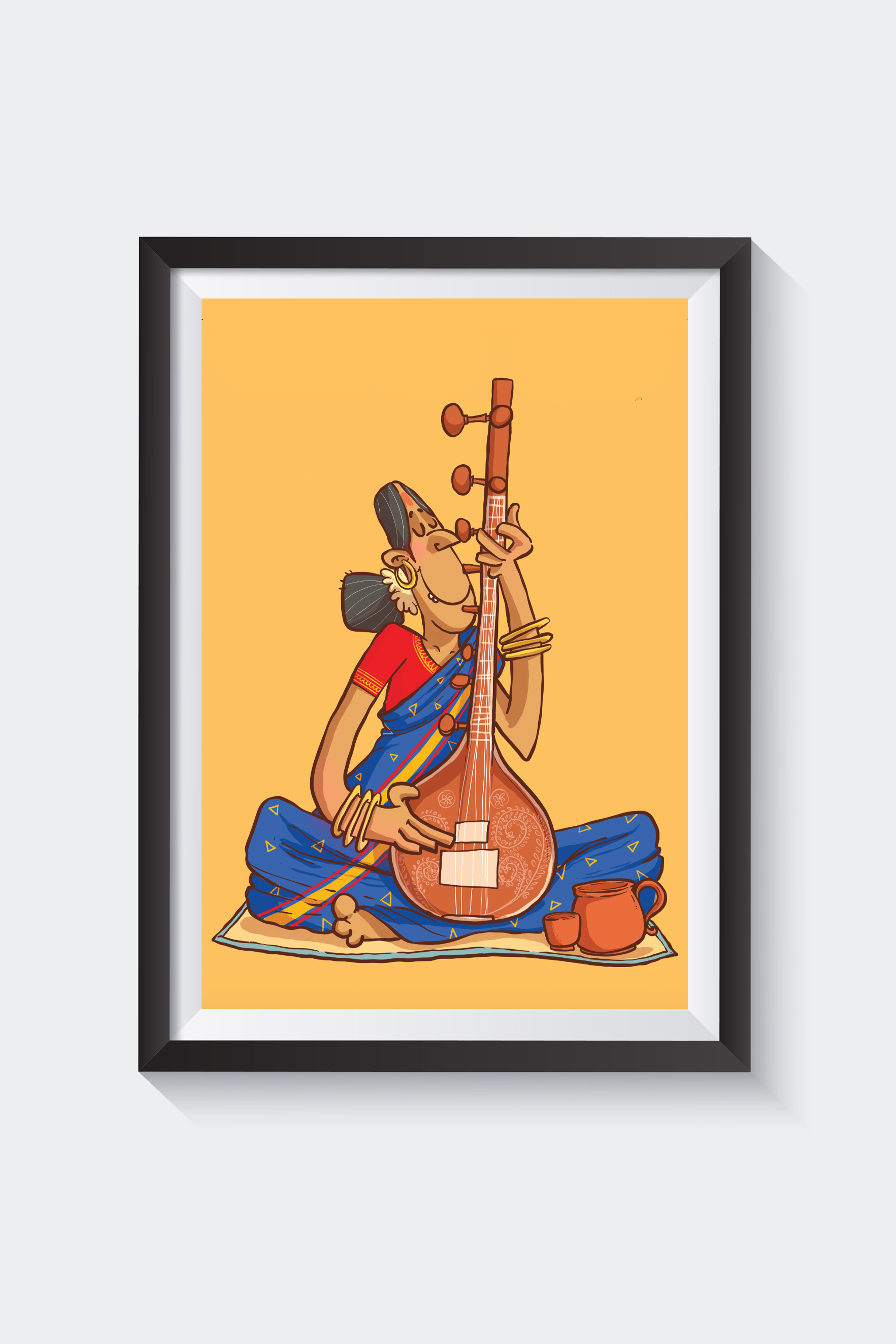 Veena Raga Rebel Wall Art