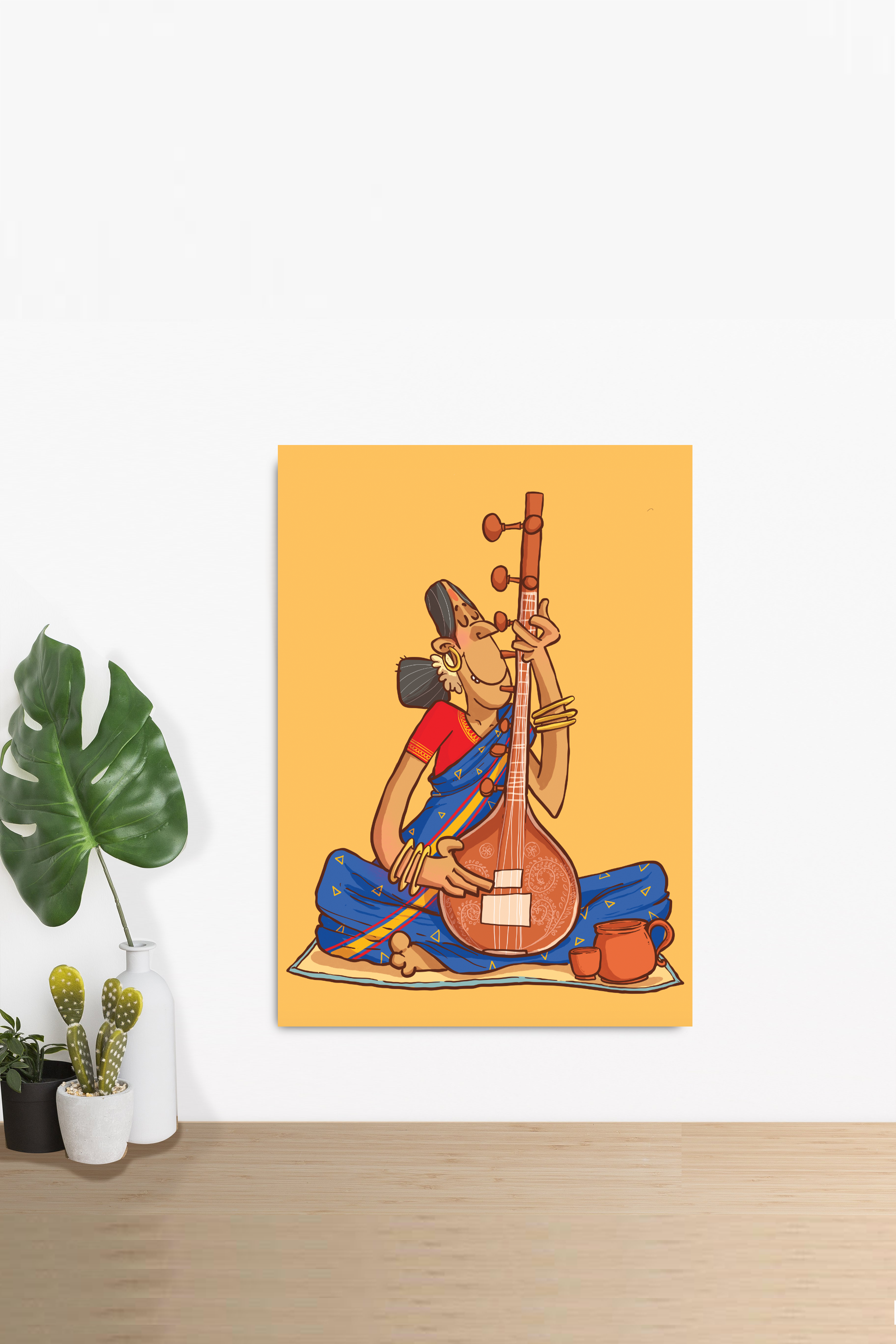 Veena Raga Rebel Wall Art