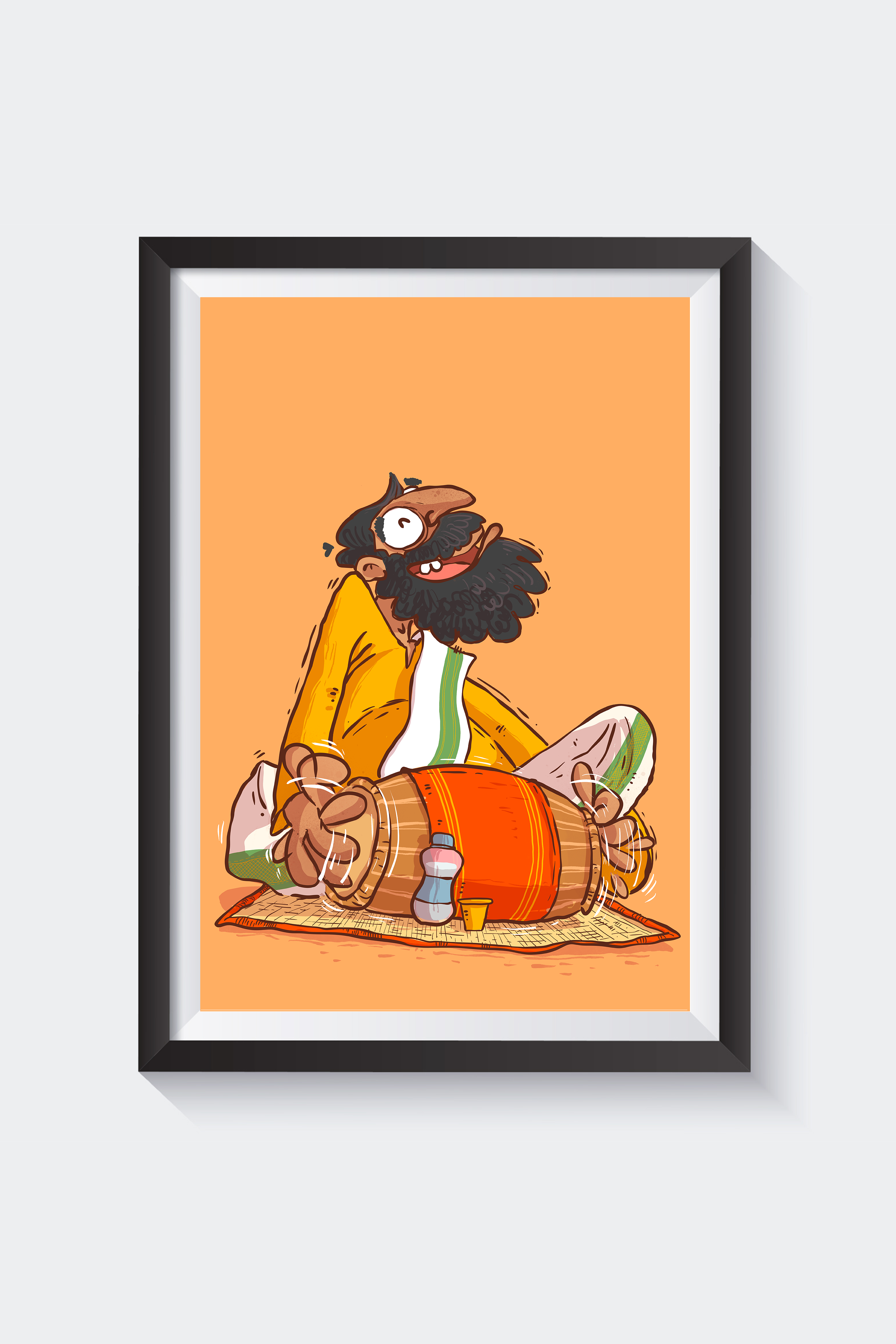 Mridangam Raga Rebel Wall Art