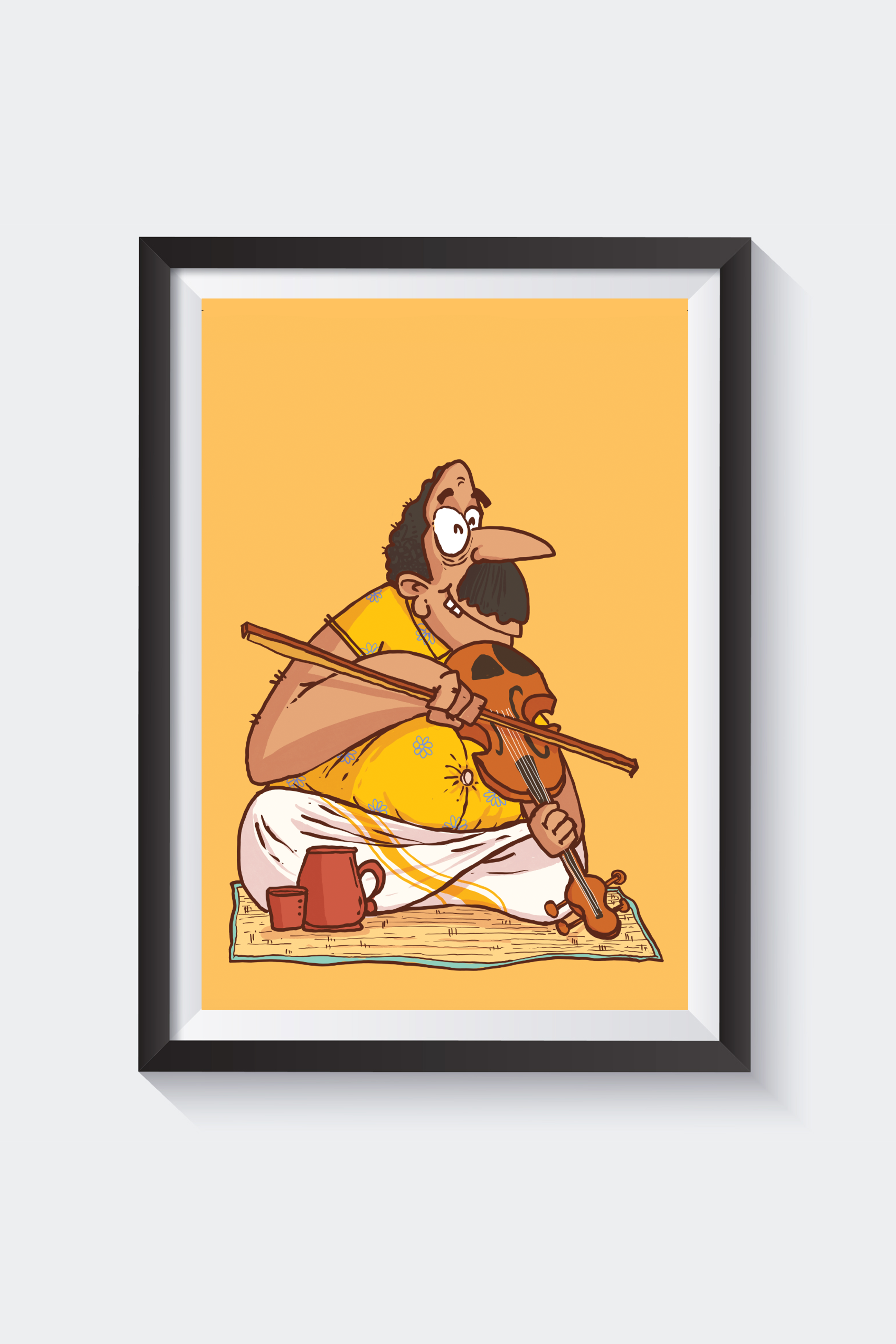 Violin Raga Rebel Wall Art