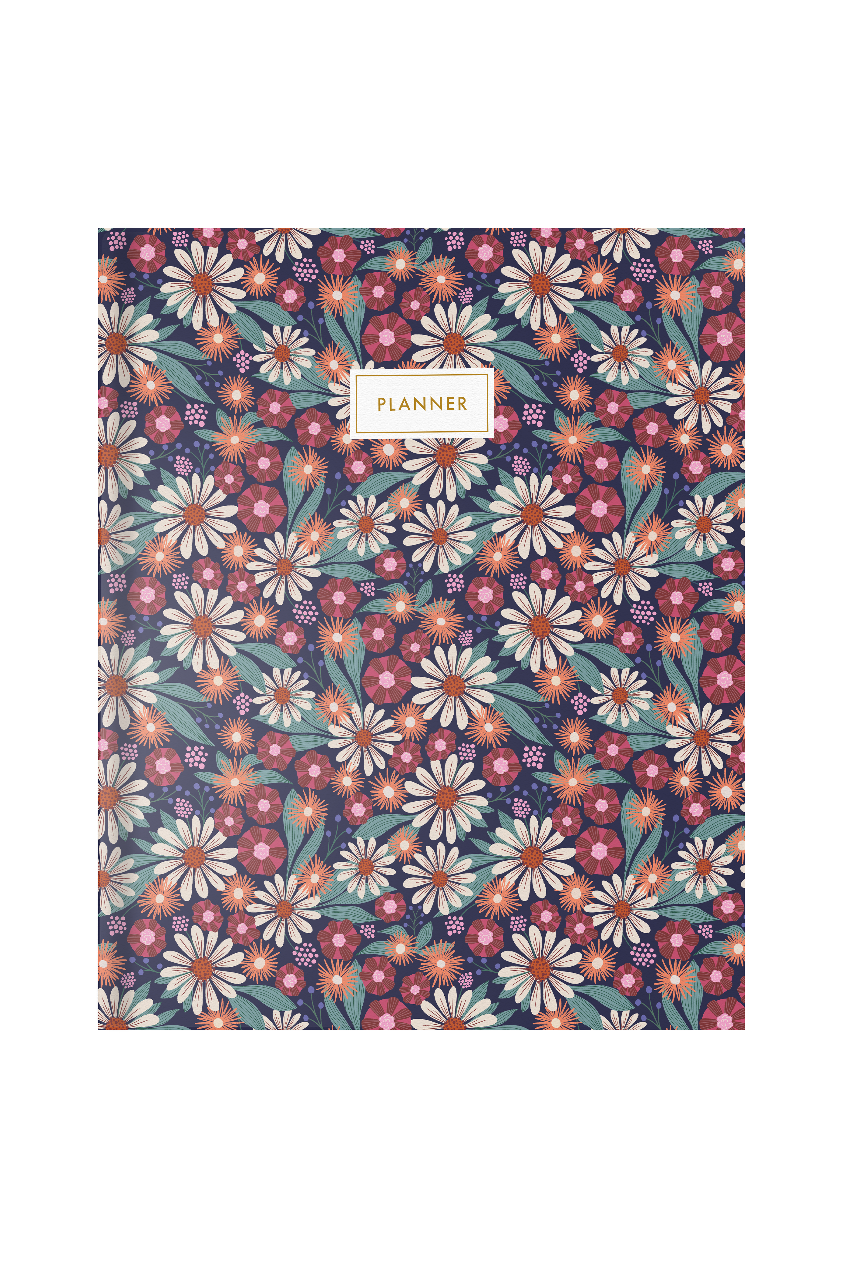 Flower Power Hardbound Undated Planner