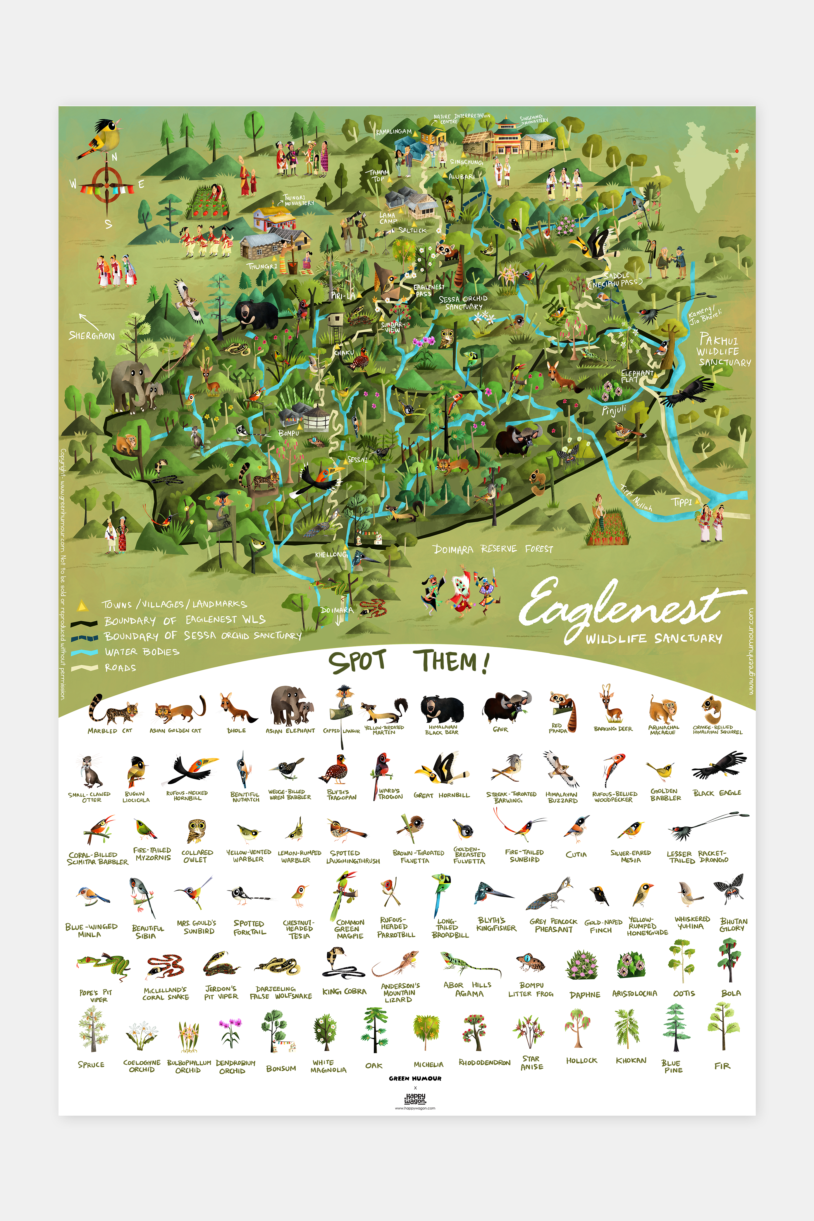 Eaglenest Non Tearable Poster