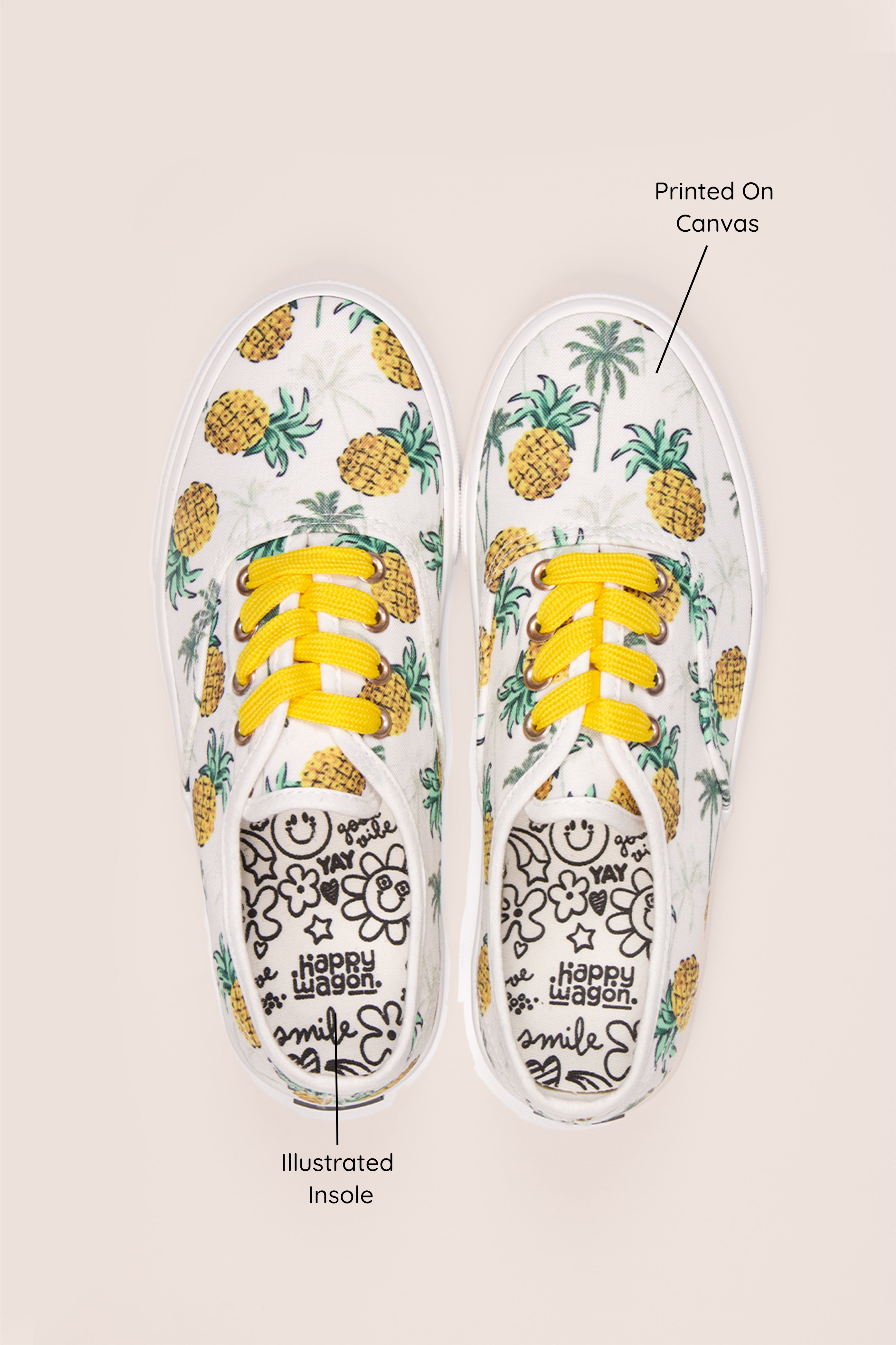 Pineapple Paradise | Laces Shoes