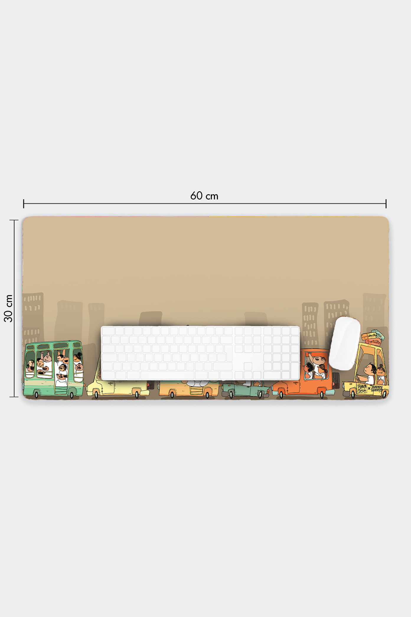 Rush Hour Ruckus Desk Mat