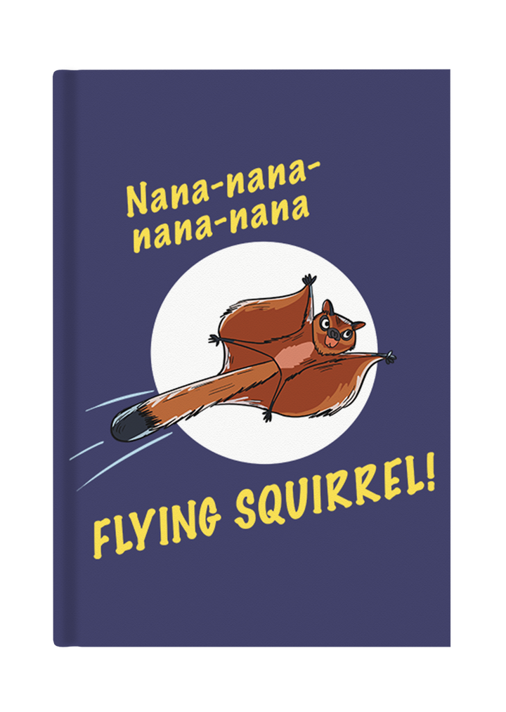 Flying Squirrel Hardcover Notebook