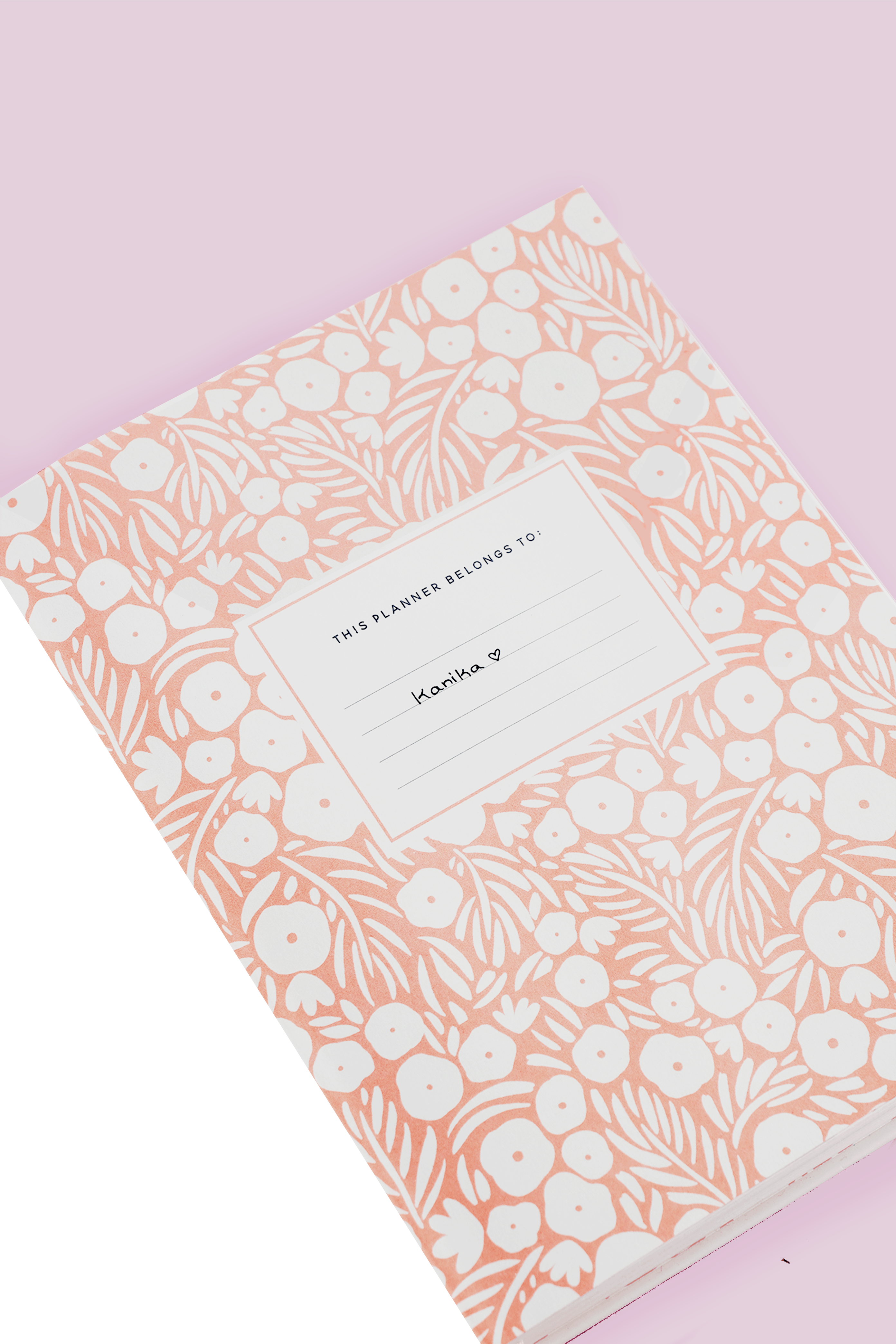 Flower Power Hardbound Undated Planner