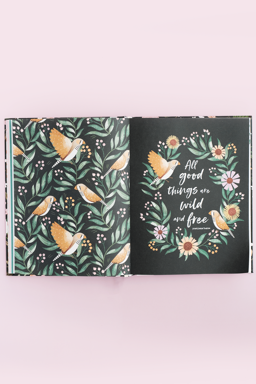 Flower Power Hardbound Undated Planner