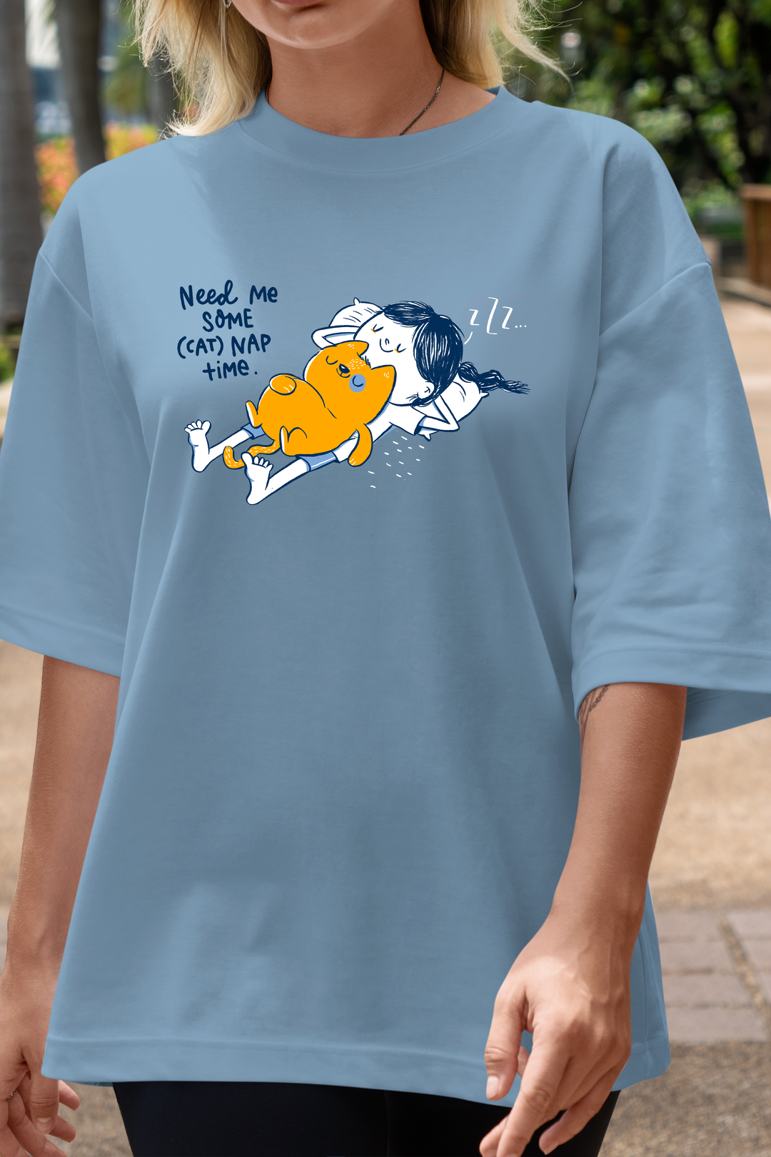 Cat-Nap Oversized T-shirt