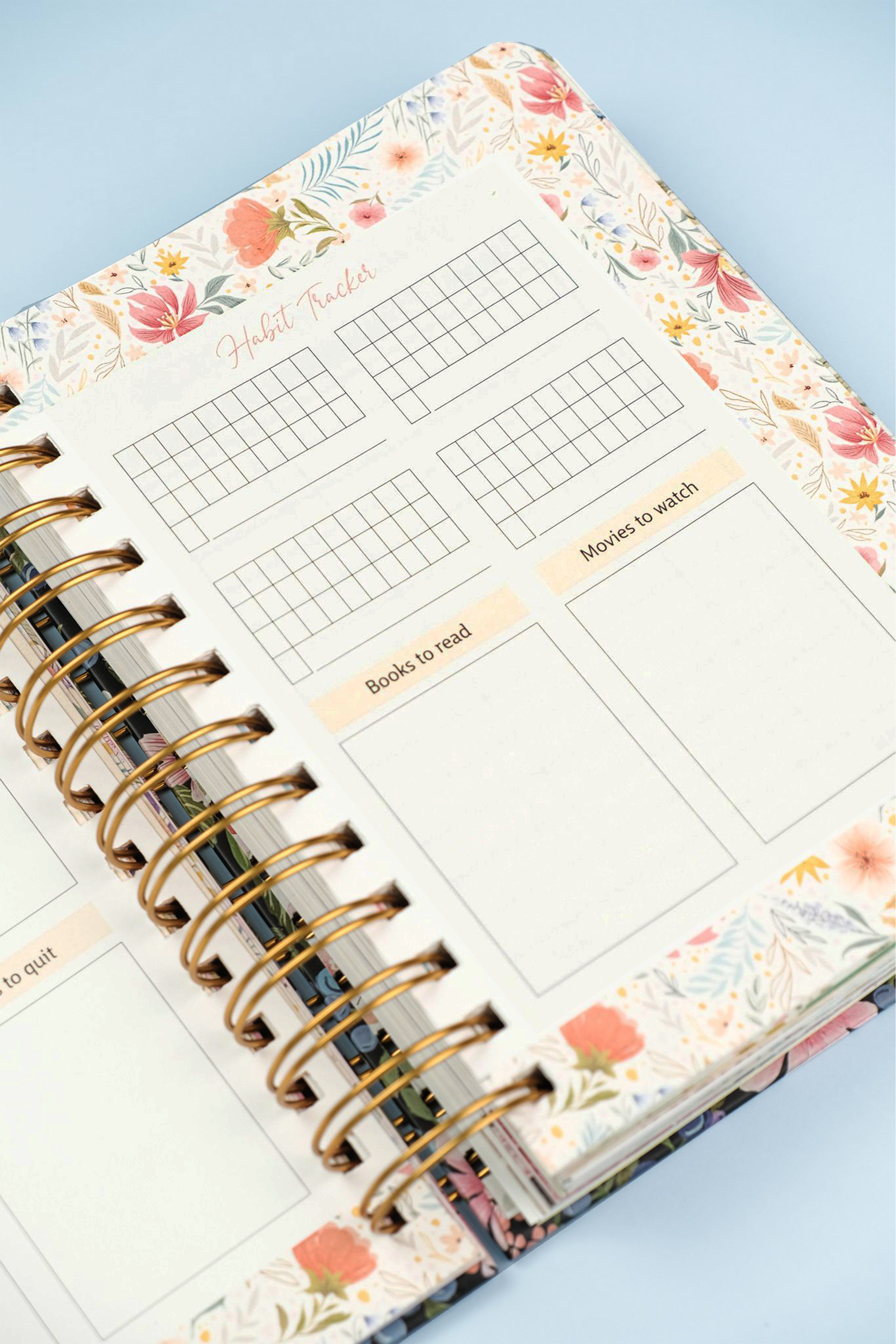 Summer Birds Wiro Undated Planner