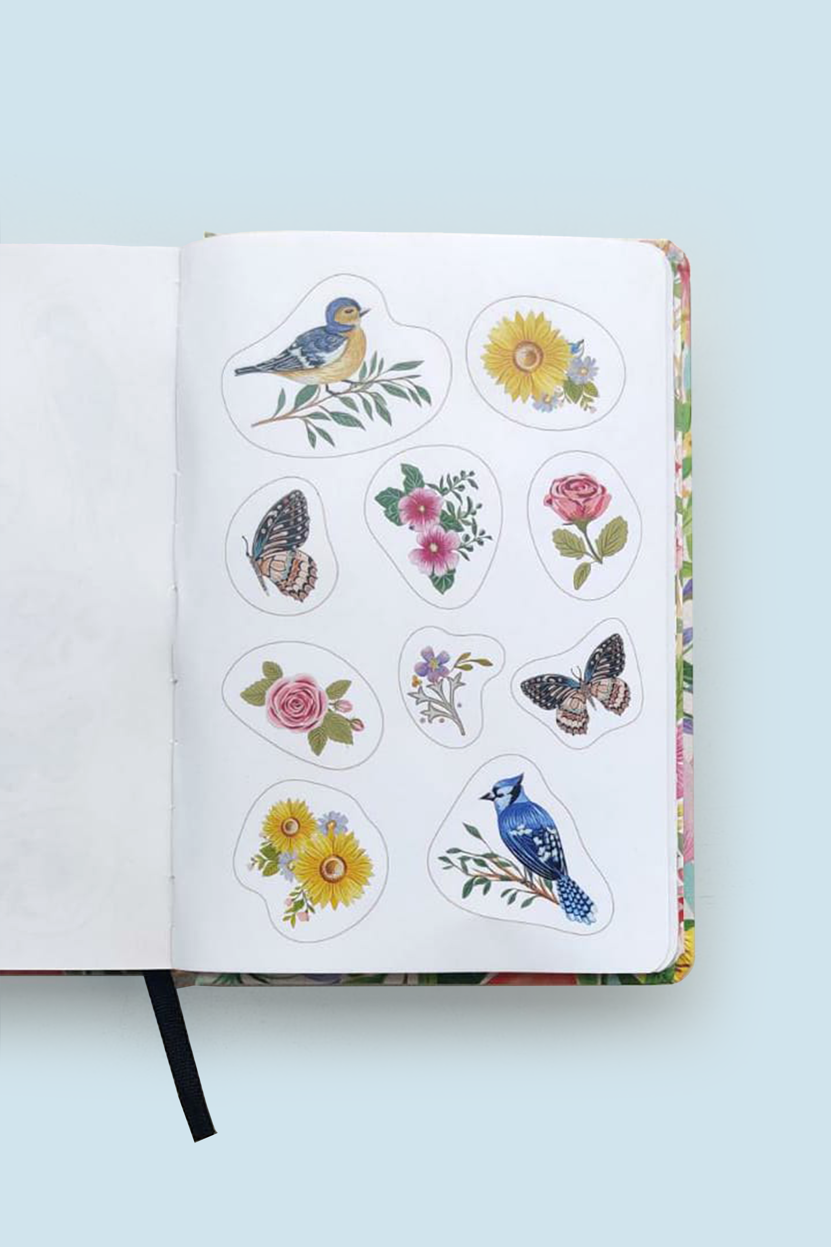 Summer Birds Hardbound Undated Planner