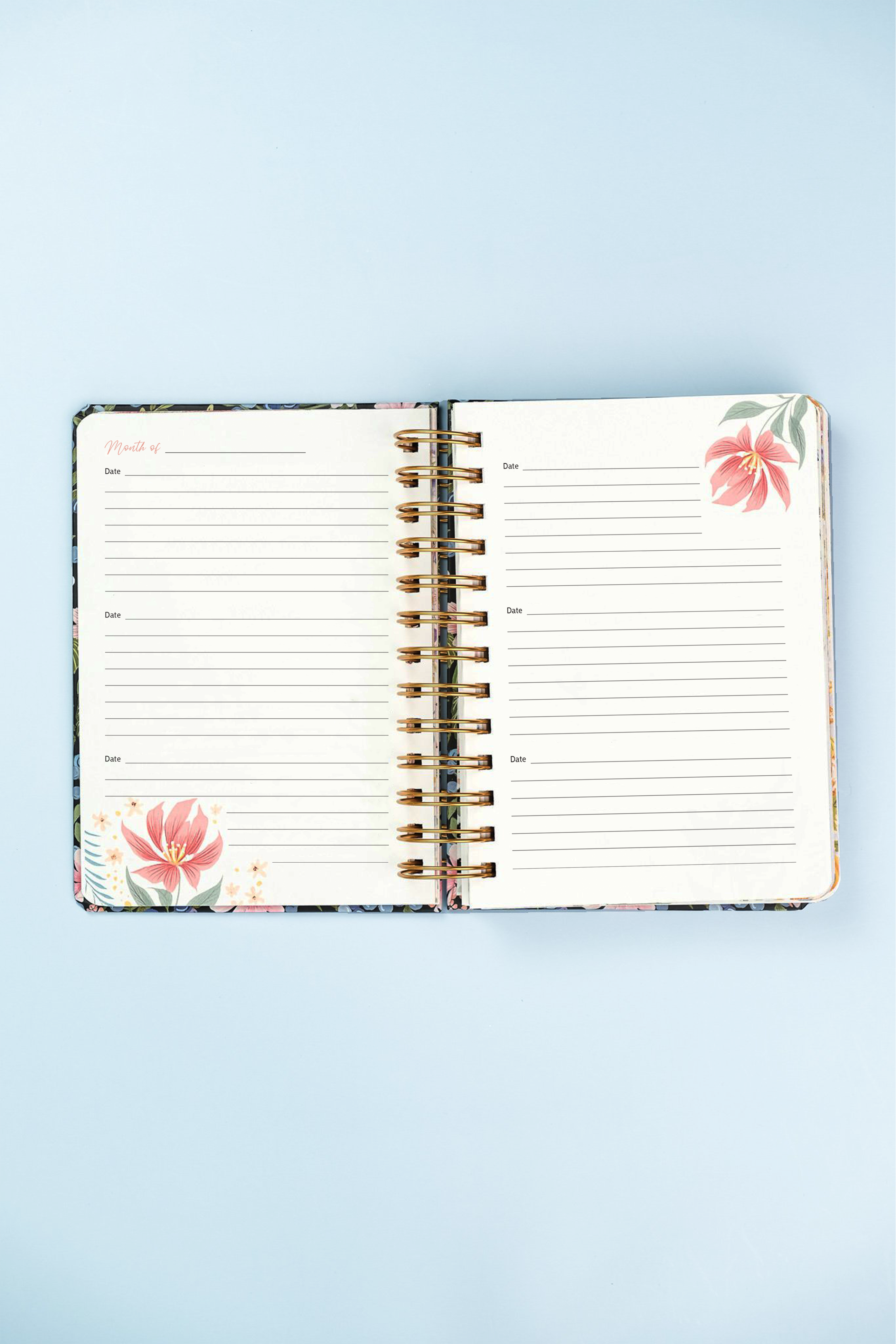 Summer Birds Wiro Undated Planner