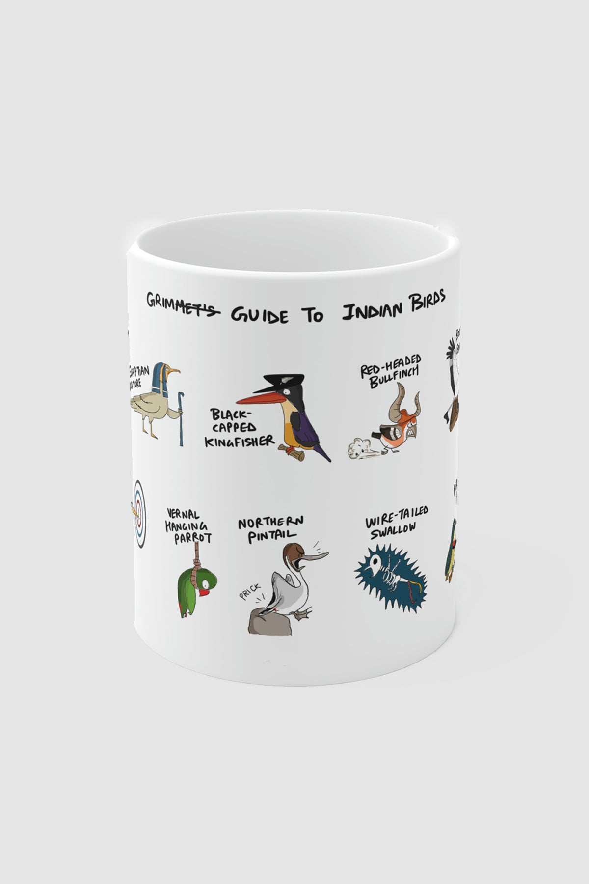 Grim Guide to Indian Birds Mug