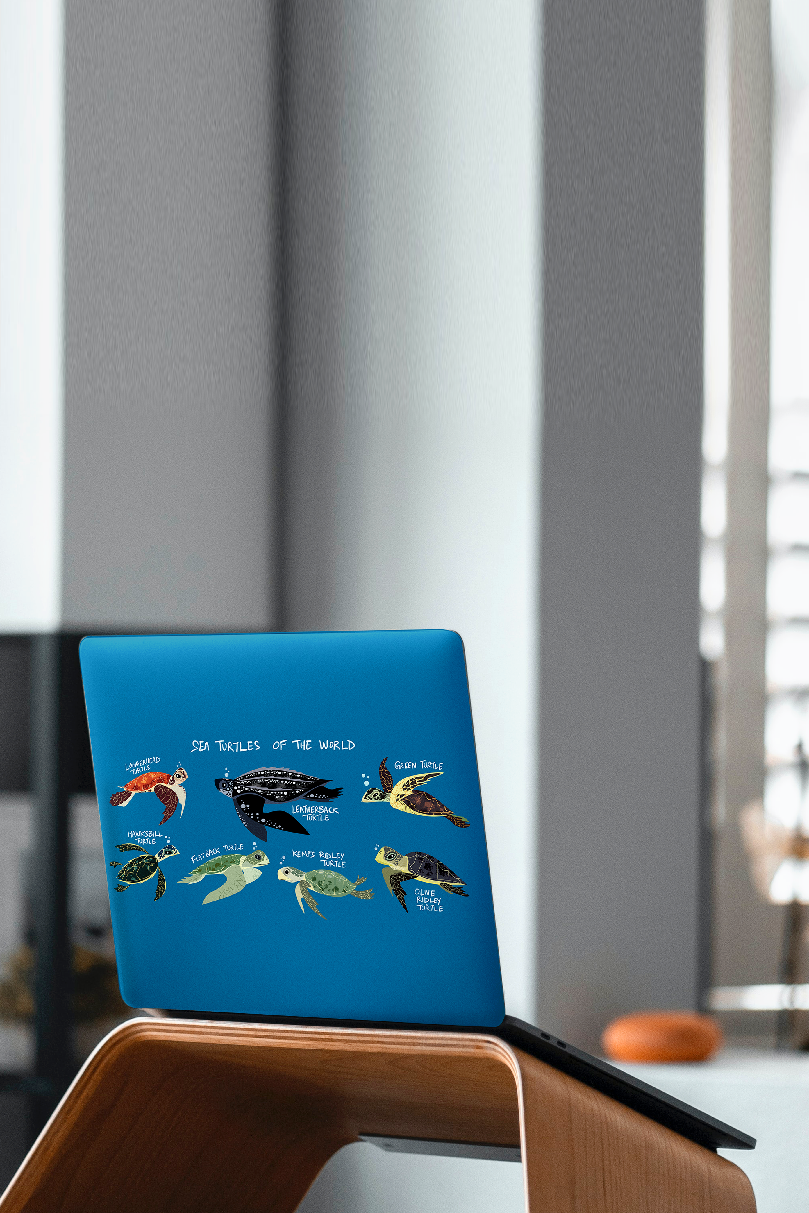 Sea Turtles of the World Laptop Skin