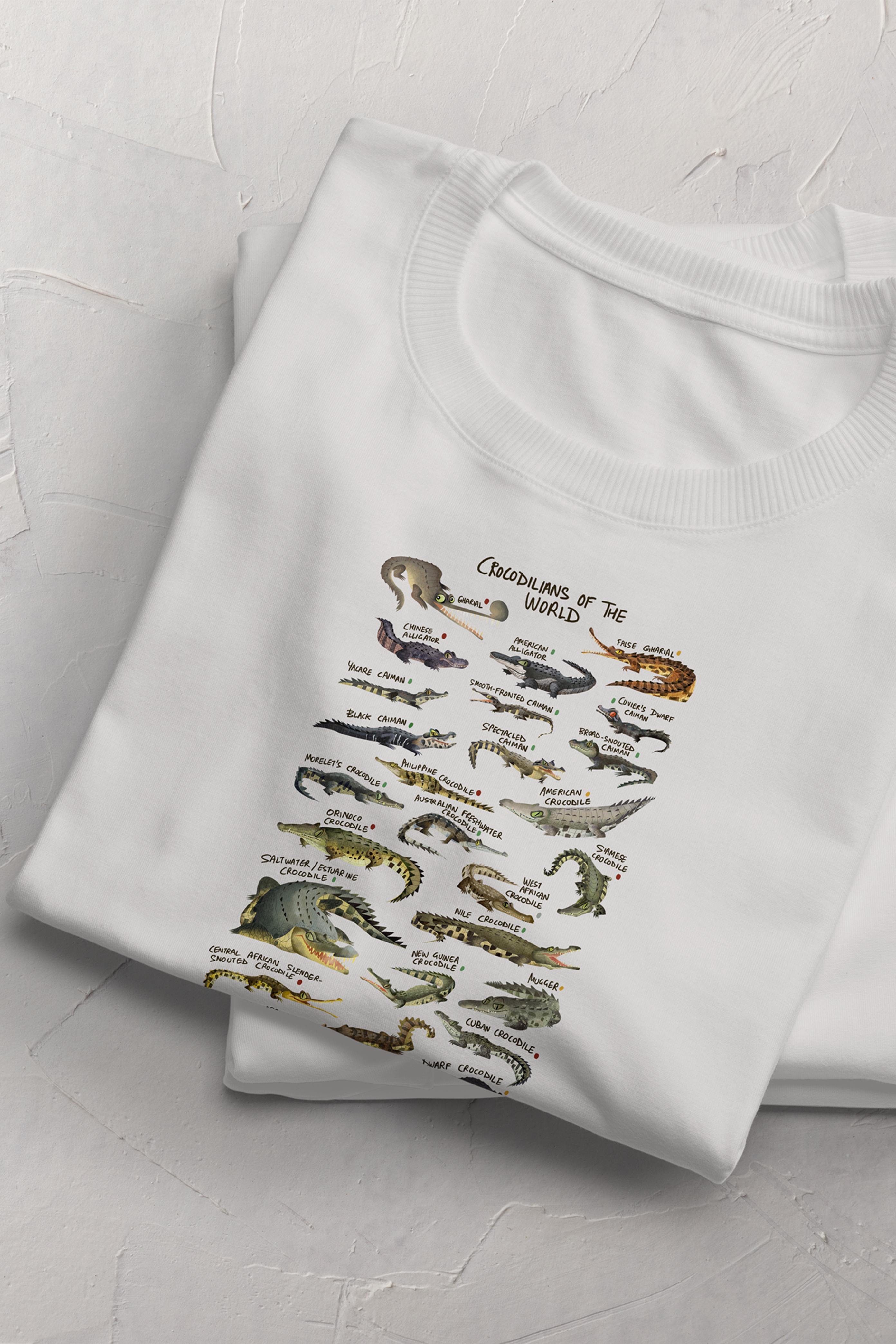 Crocodilians Of The World Tshirt