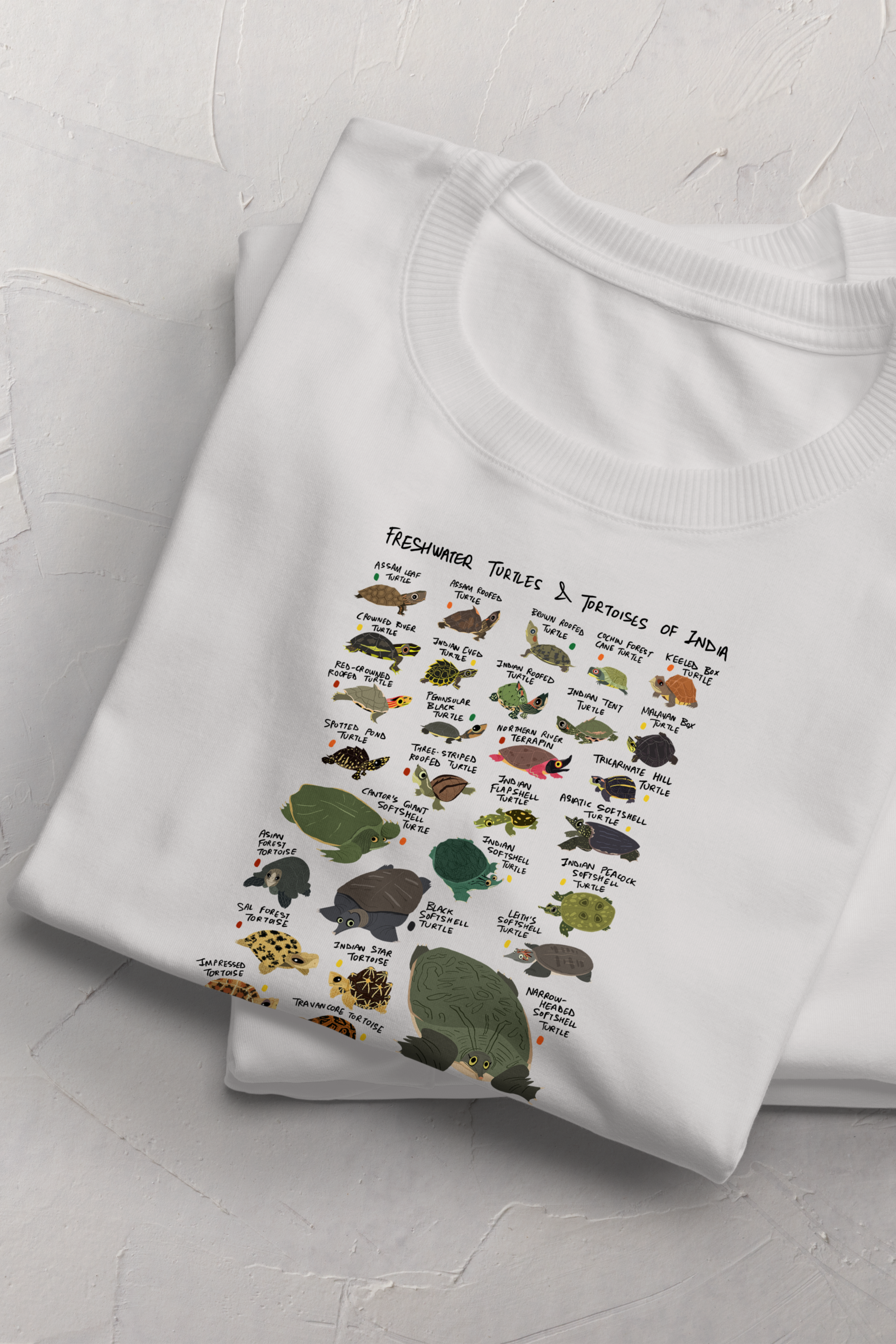 Freshwater Turtles Of India Tshirt