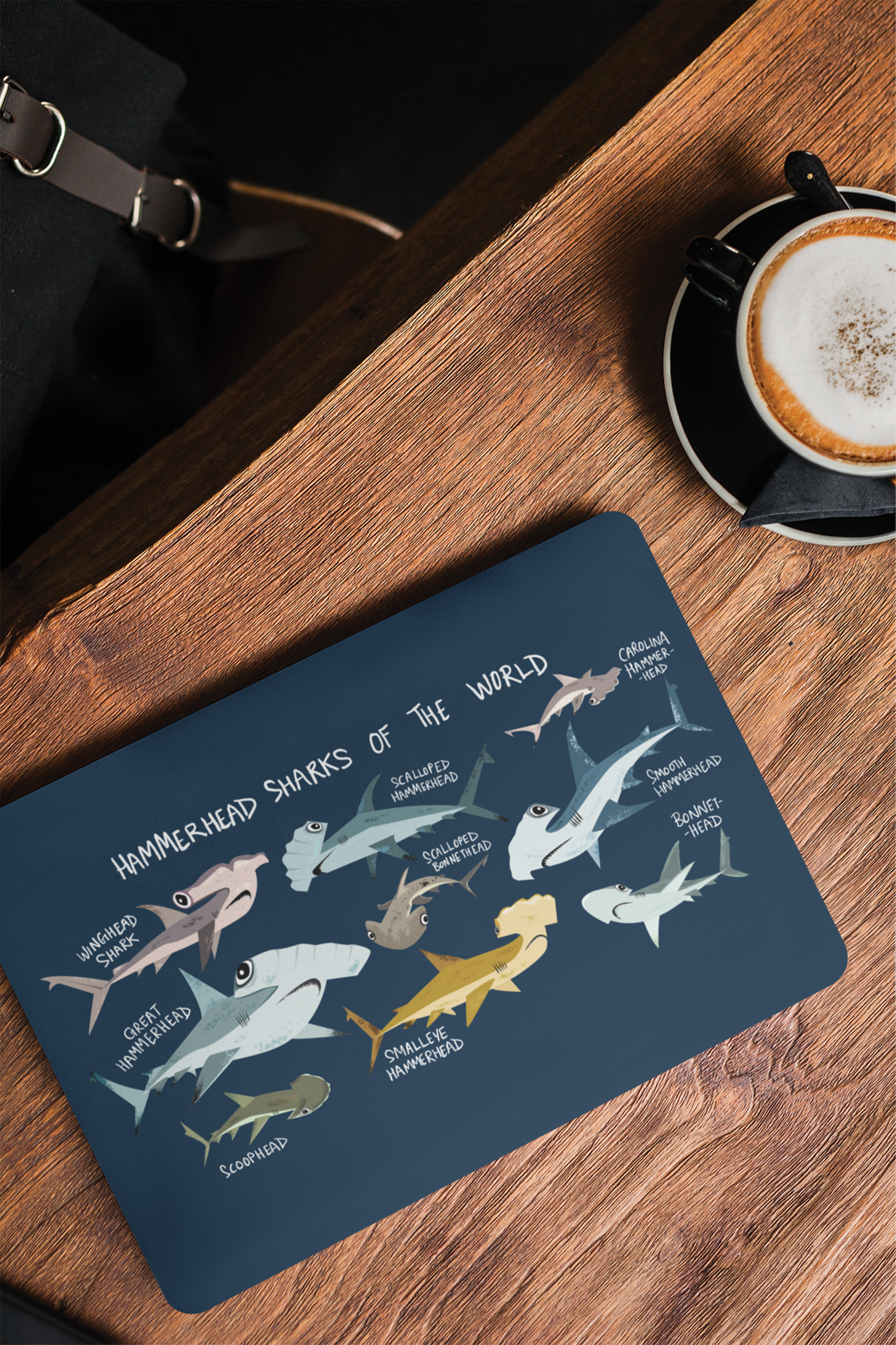 Hammerhead Sharks of the World Laptop Skin