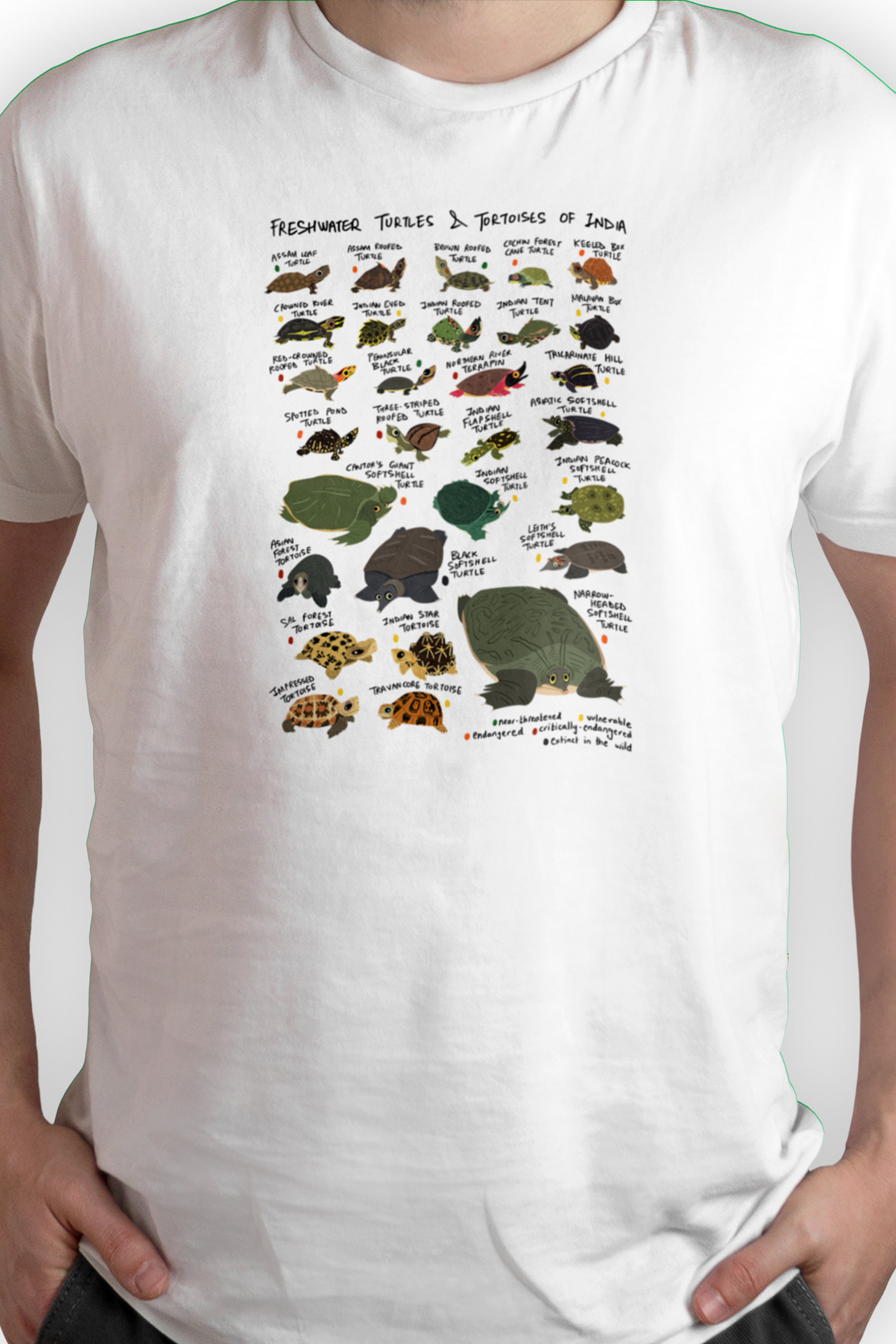 Freshwater Turtles Of India Tshirt