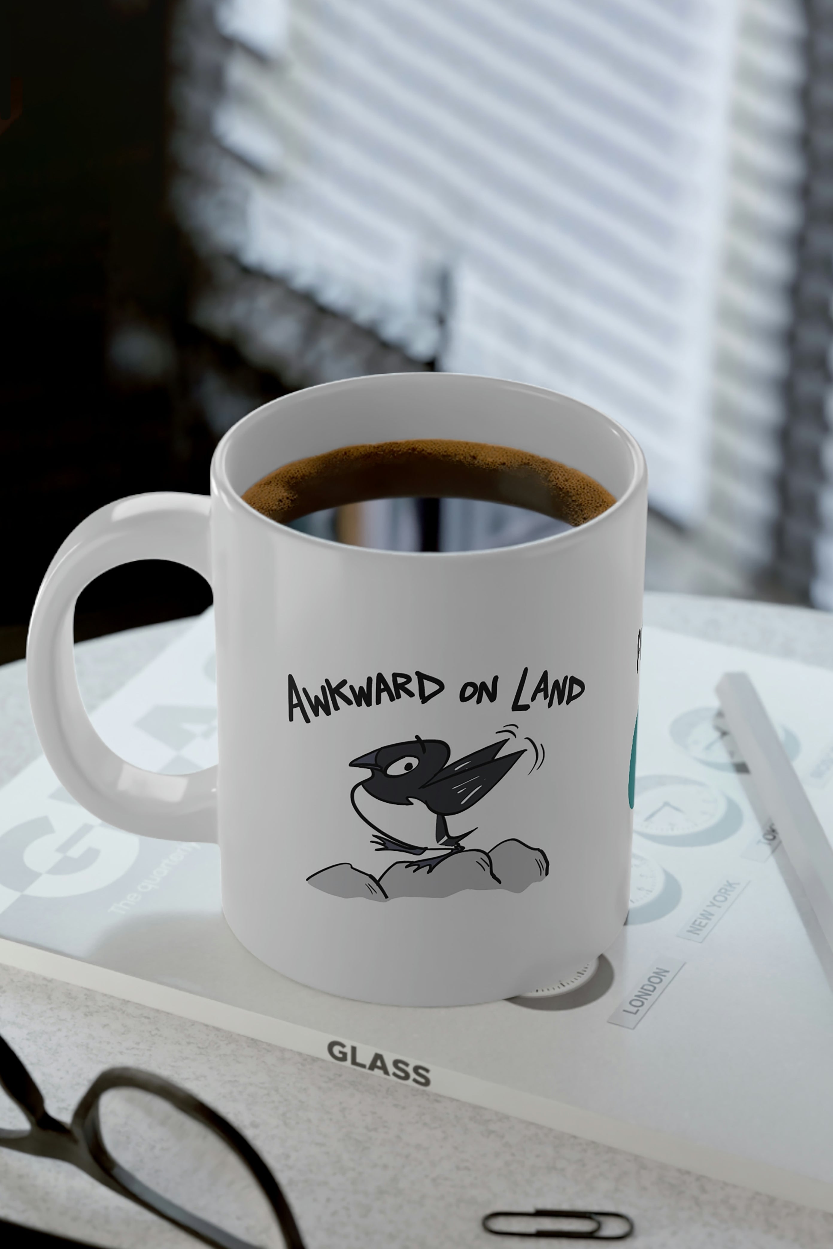 Awkward on Land/in Water Mug