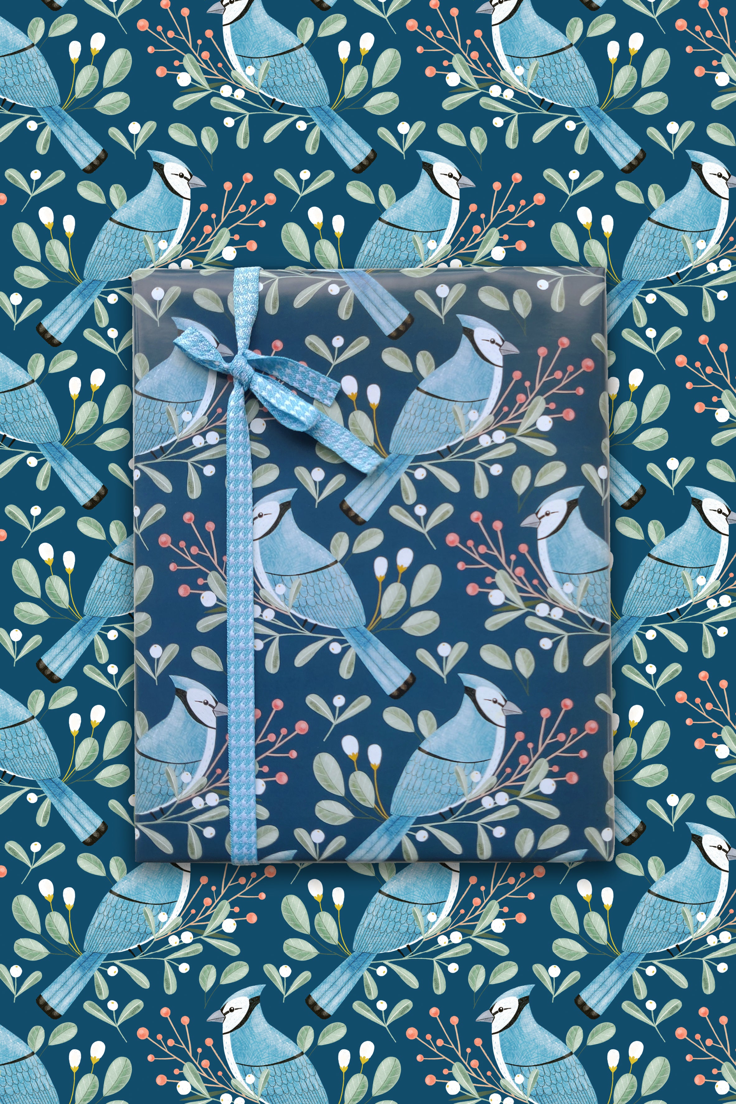 Blue Jay Wrapping Paper (Pack Of 3)