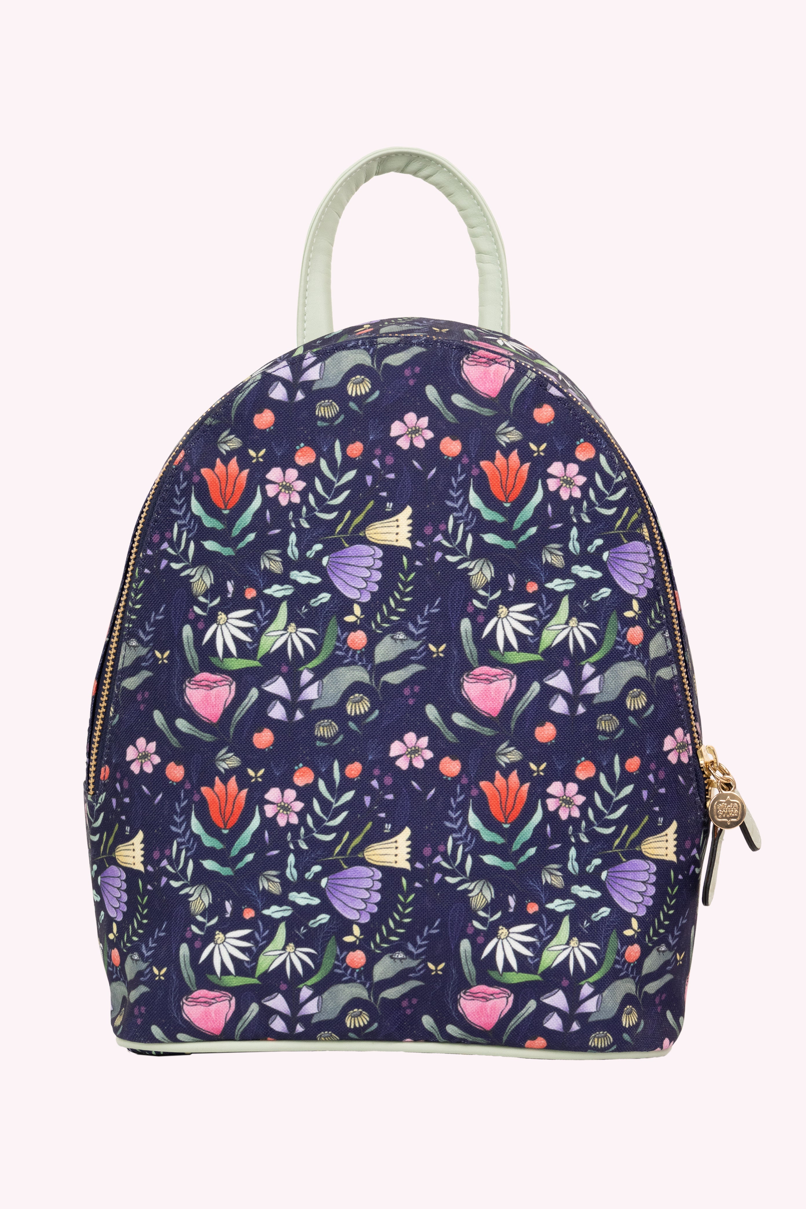 Purple Floral Backpack