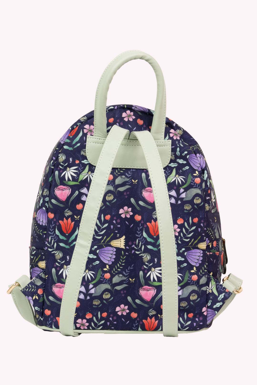 Purple Floral Backpack