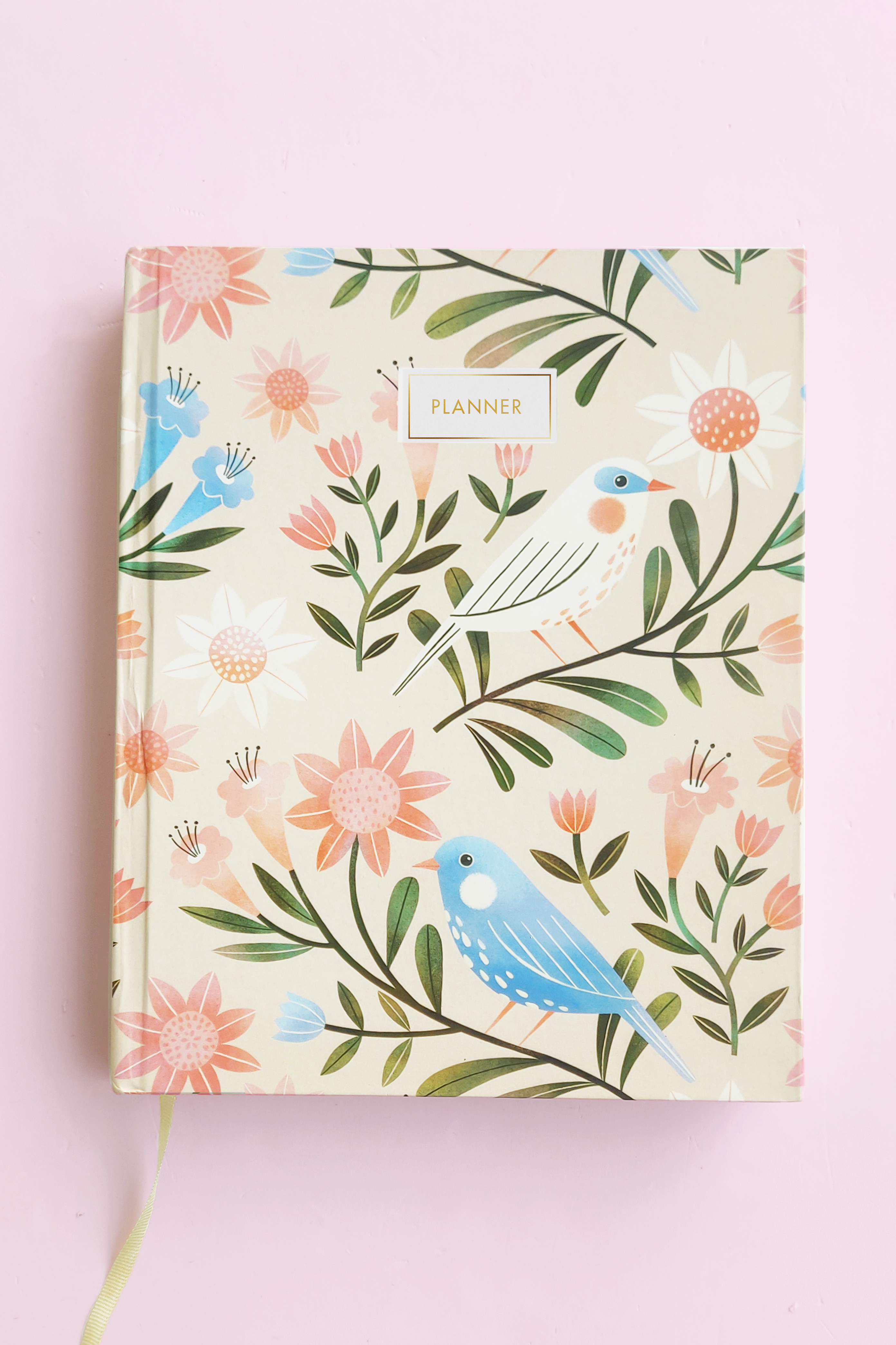 Bird Garden Hardbound Undated Planner