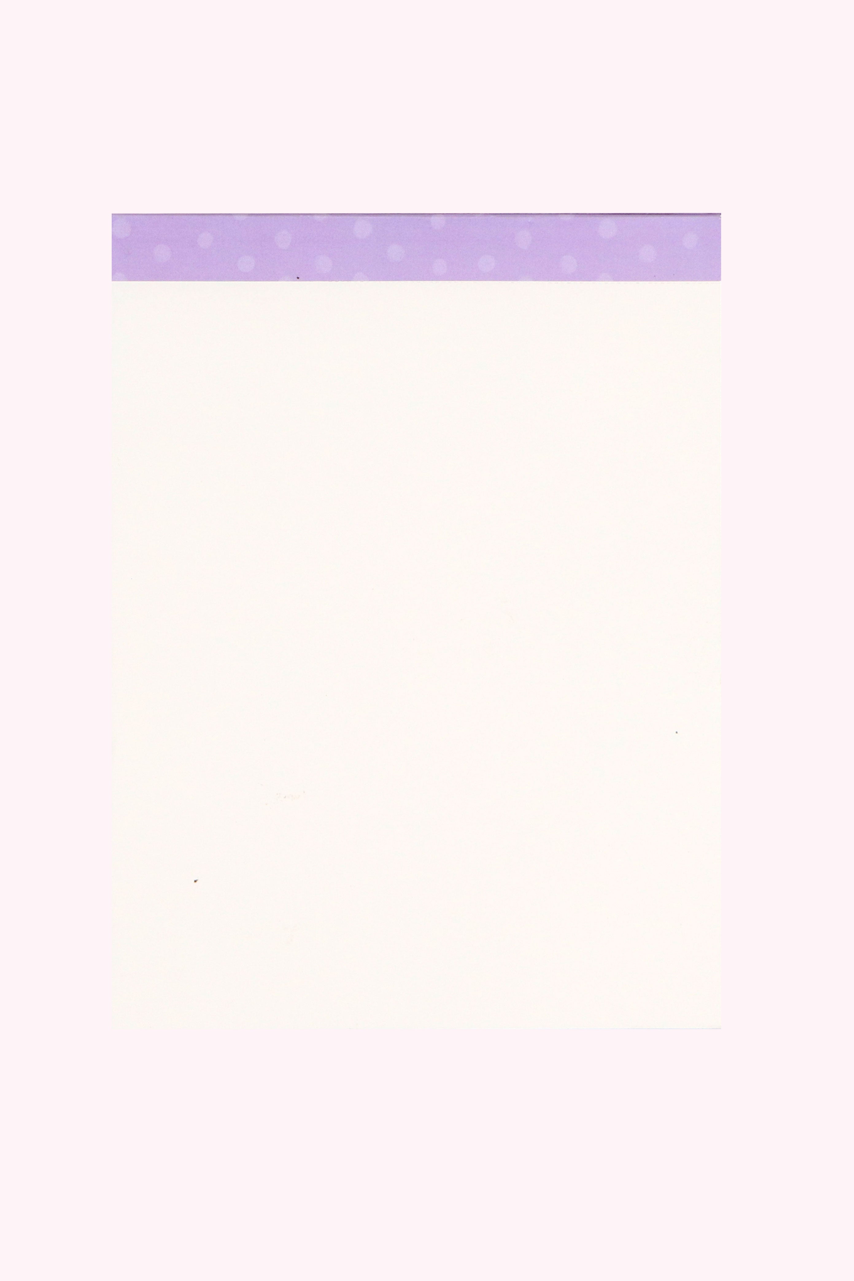 Purple Floral Clipfolio | Clipboard & Notepad Duo