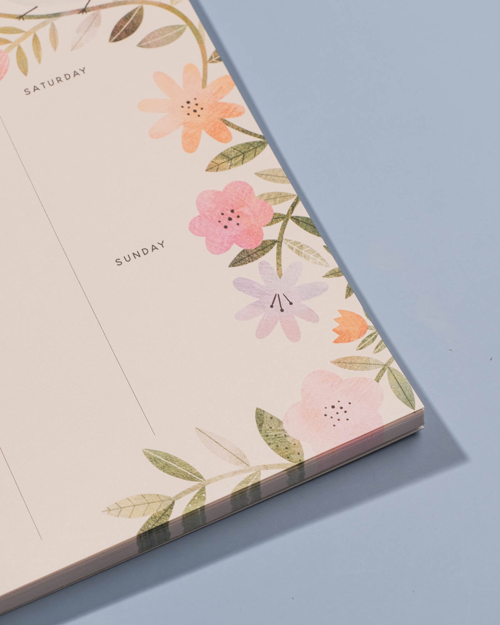 Romantic Birds Weekly Planner